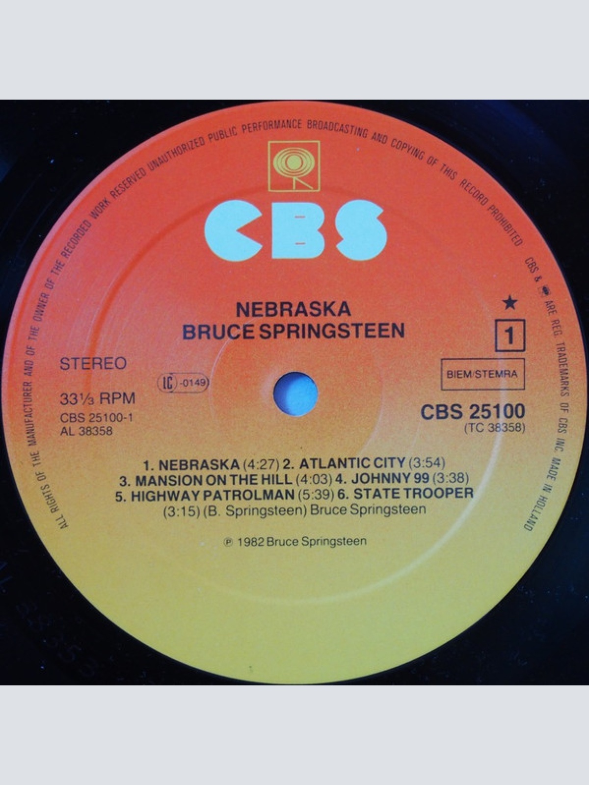 Vinyl / Bruce Springsteen - Nebraska