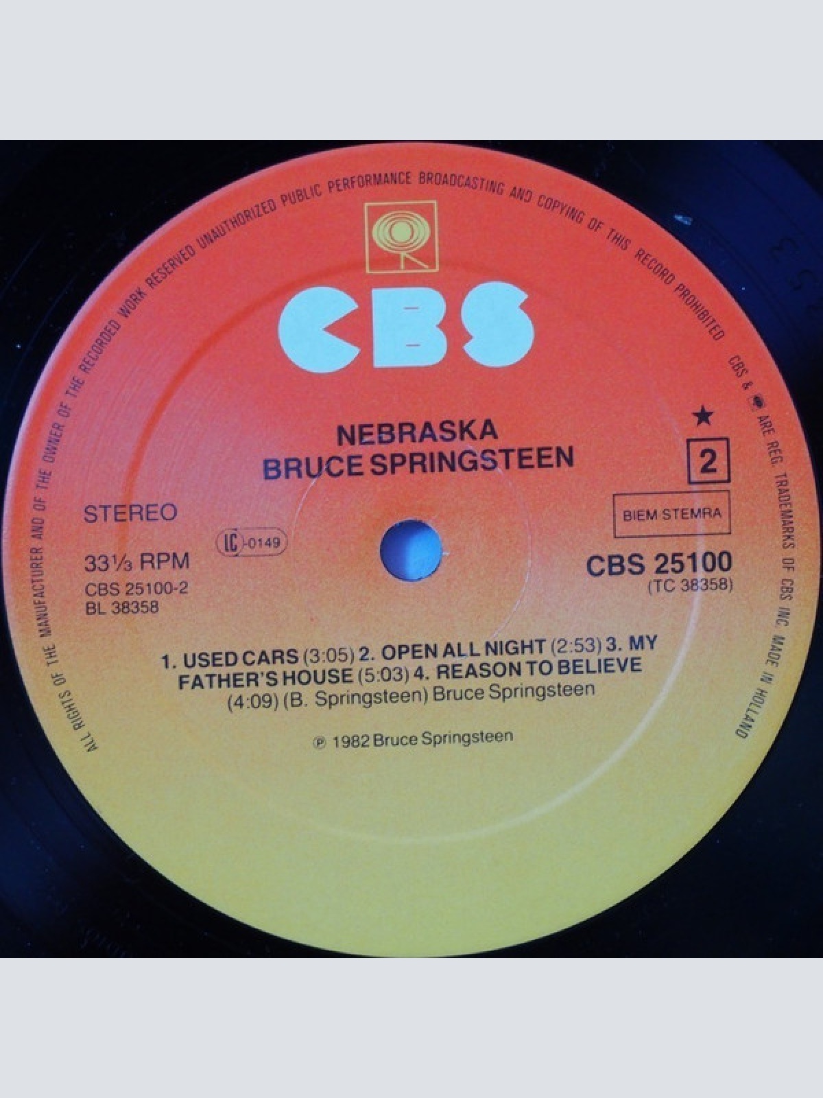 Vinyl / Bruce Springsteen - Nebraska