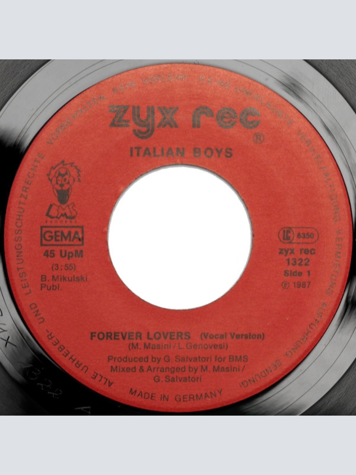 Vinyl / Italian Boys - Forever Lovers
