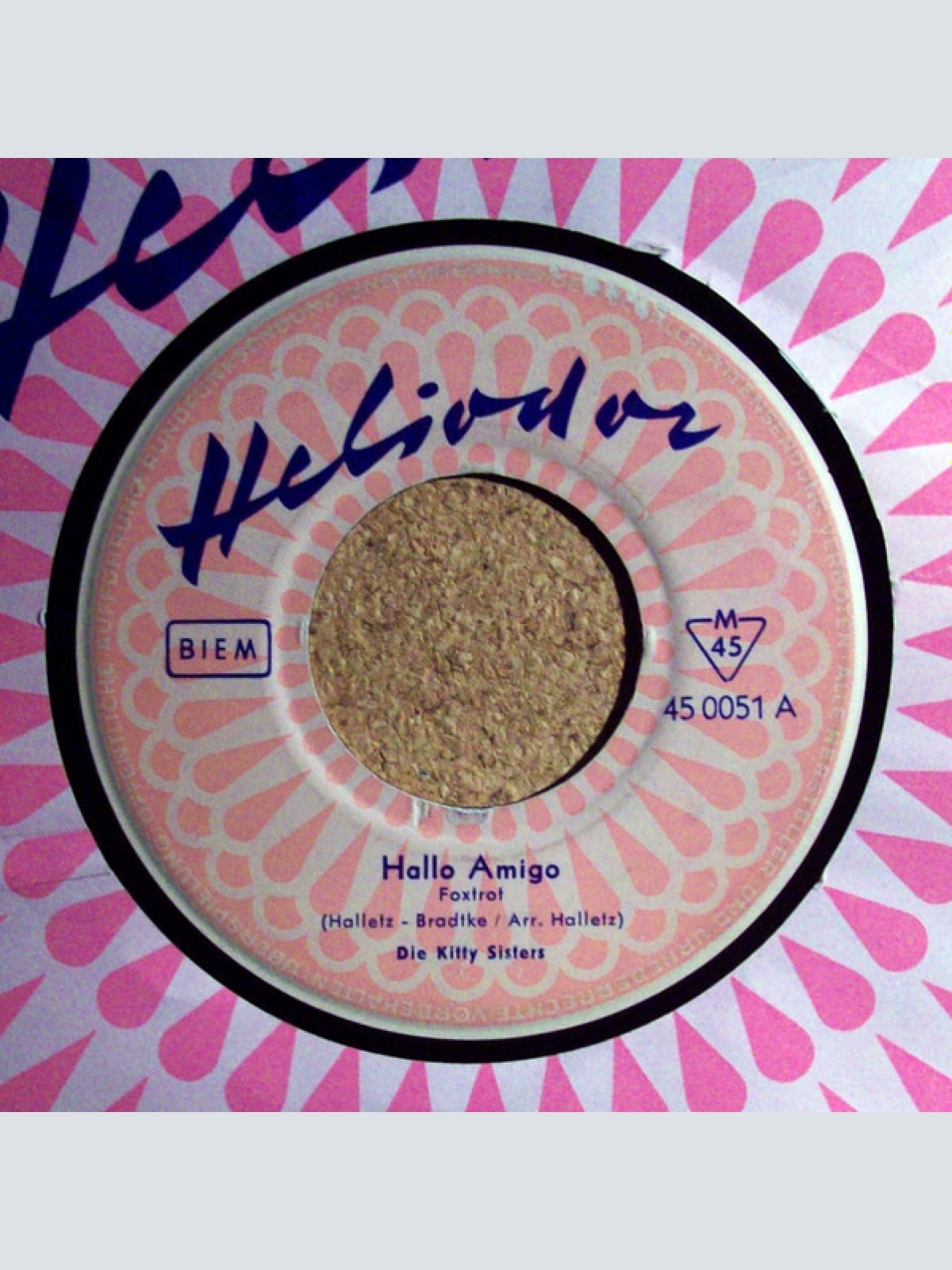 Vinyl / Die Kitty Sisters* - Hallo Amigo / Was Bliebe Einer Frau Ohne Liebe (Sincerely)