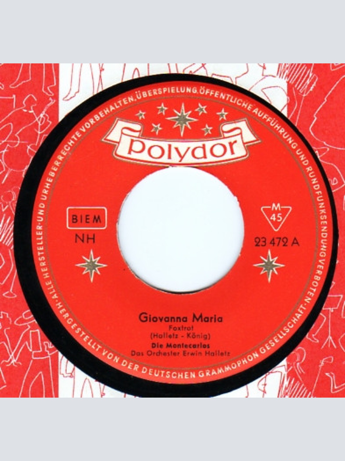 Vinyl / Die Montecarlos* - Giovanna Maria
