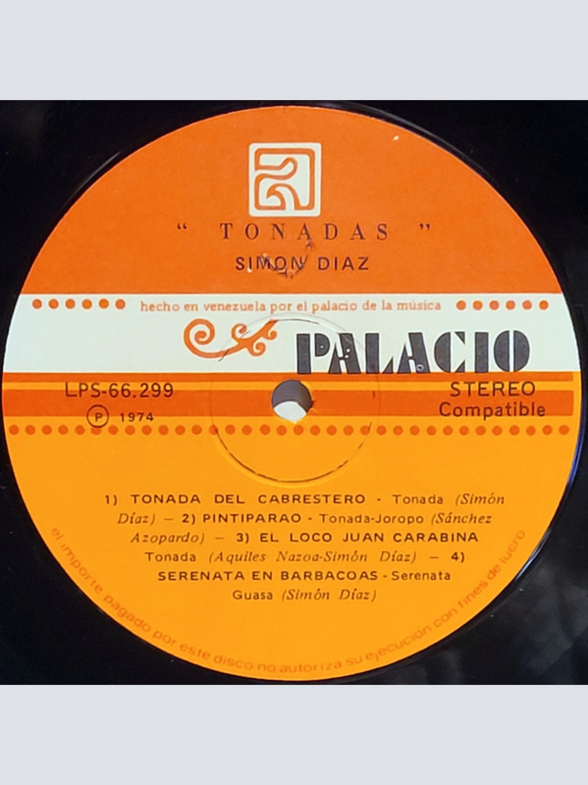 Vinyl / Simon Diaz - Tonadas