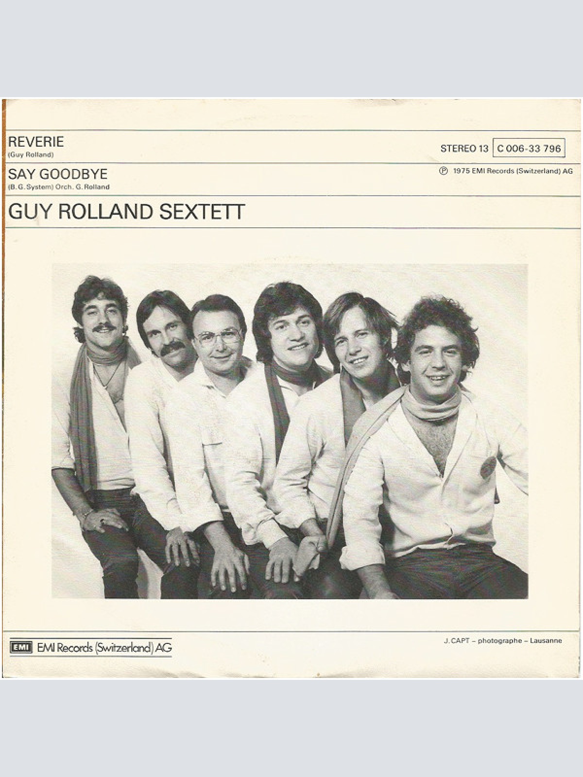 Vinyl / Guy Rolland Sextett - Reverie / Say Goodbye