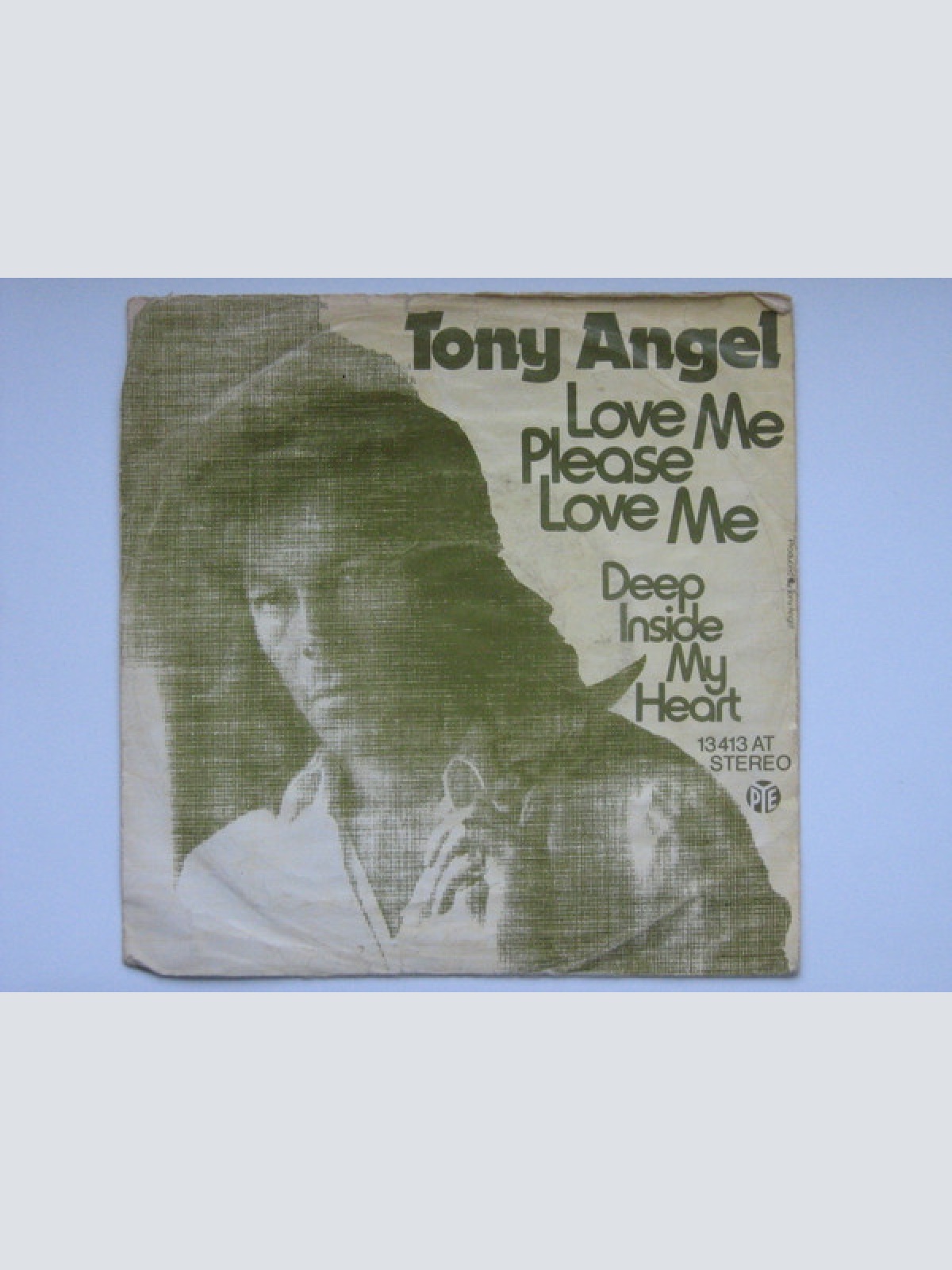 Vinyl / Tony Angel - Love Me Please Love Me / Deep Inside My Heart