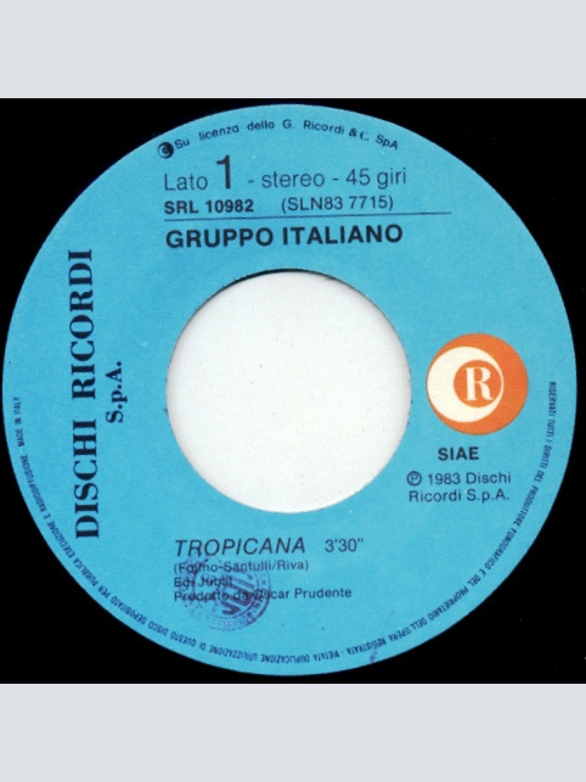 Vinyl / Gruppo Italiano - Tropicana