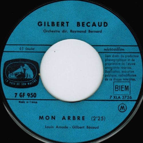 Vinyl / Gilbert Becaud* - Mon Arbre / Nathalie
