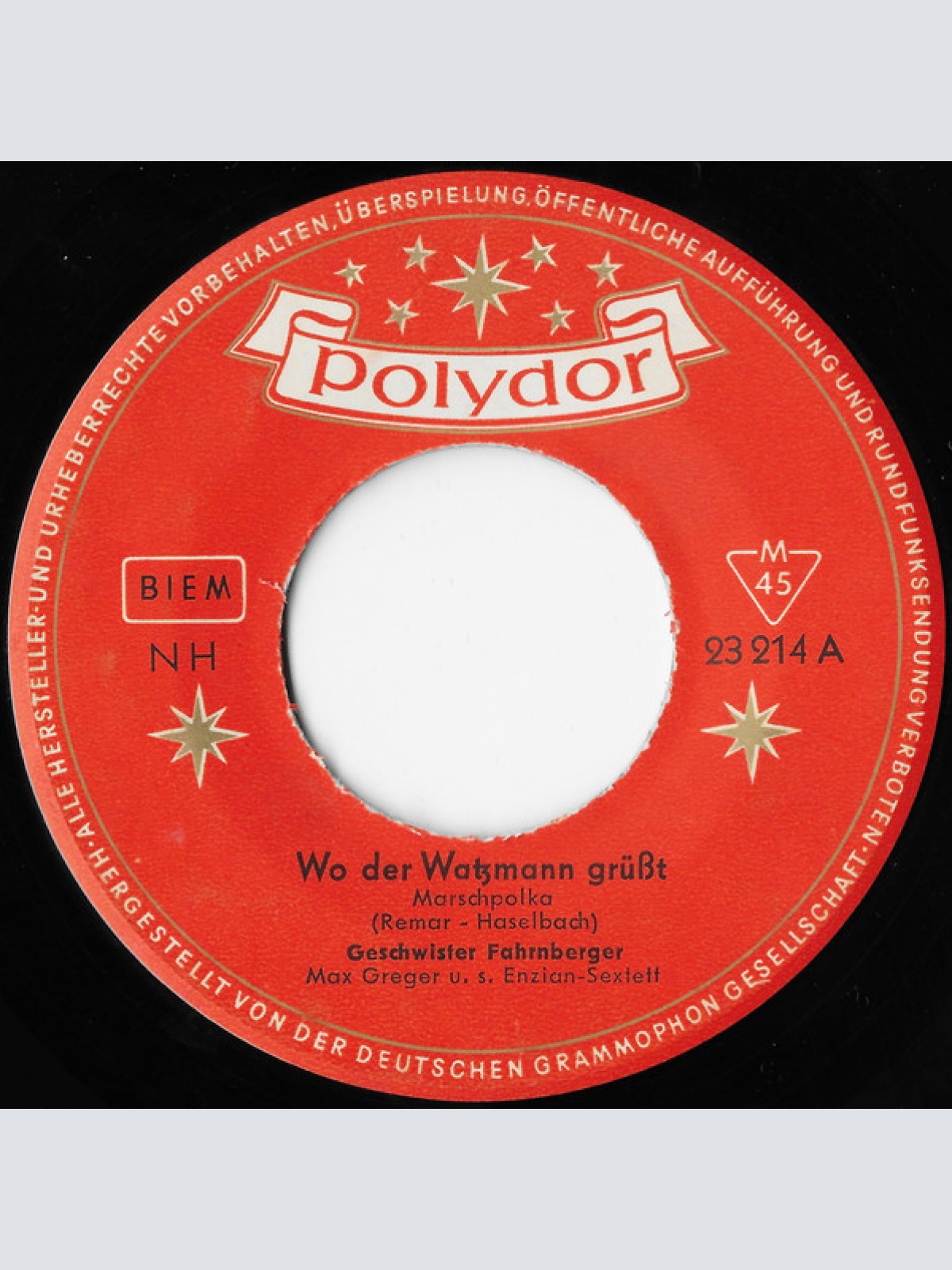 Vinyl / Geschwister Fahrnberger* - Wo Der Watzmann Grüßt