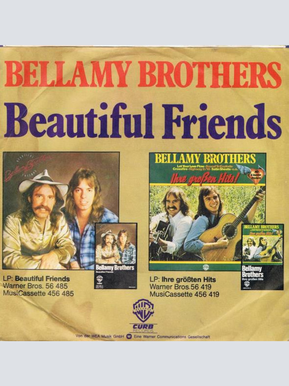 Vinyl / Bellamy Brothers - Slippin' Away