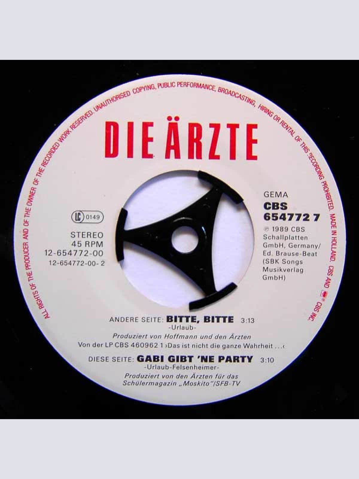Vinyl / Die Ärzte - Bitte Bitte