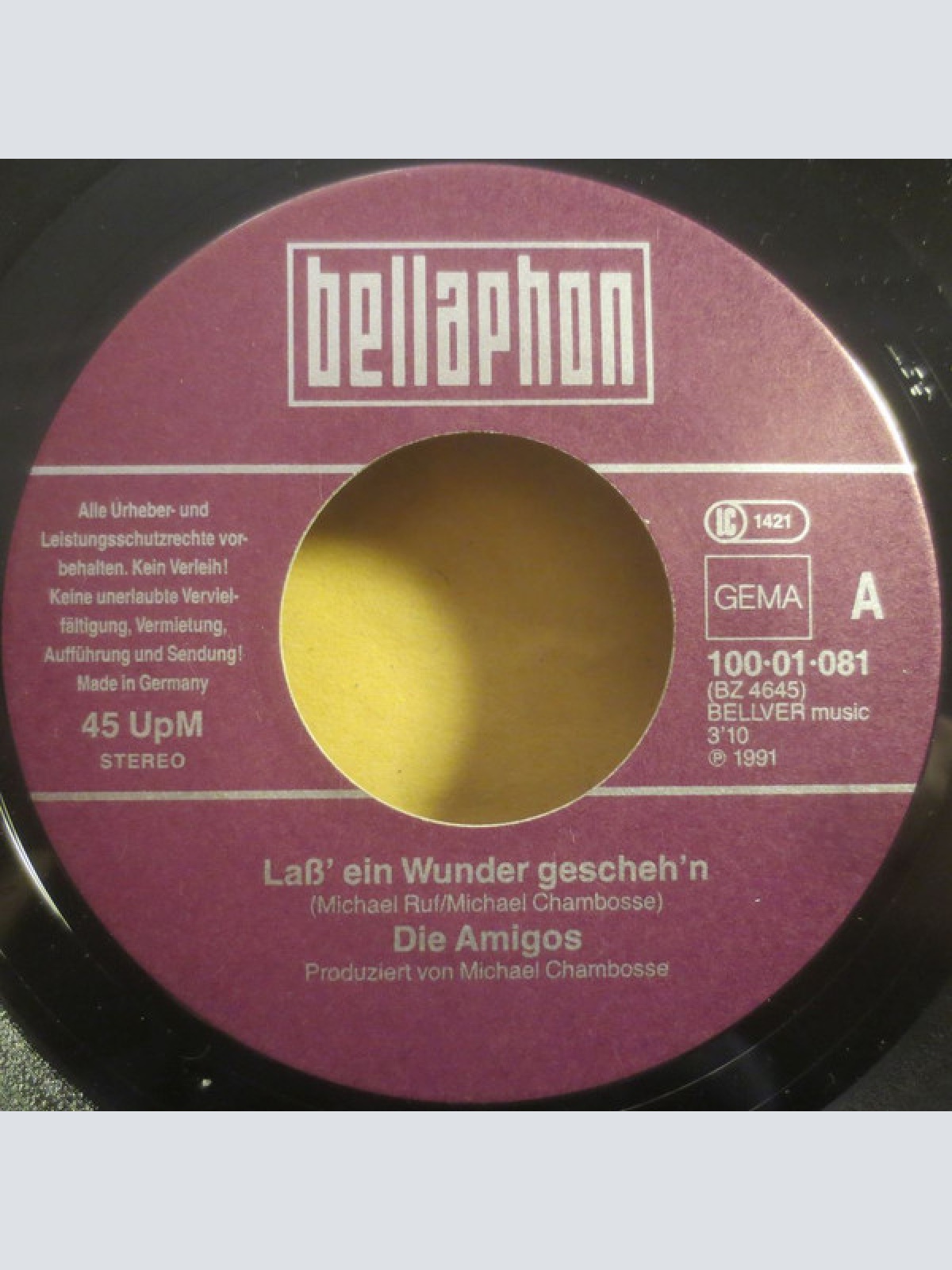 Vinyl / Die Amigos* - Laß' Ein Wunder Gescheh'n