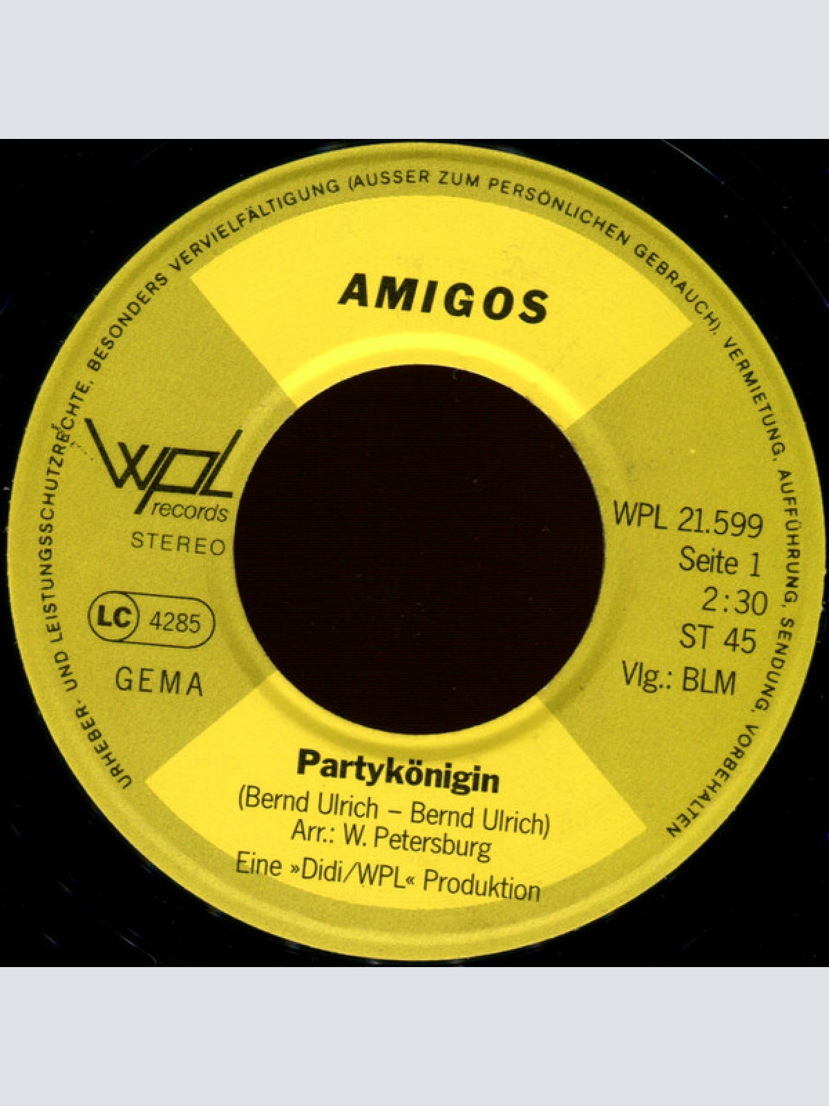 Vinyl / Amigos - Partykönigin