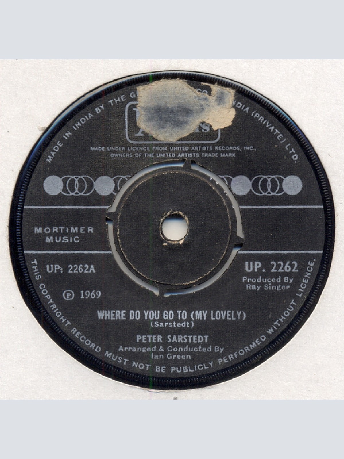 Vinyl / Peter Sarstedt - Where Do You Go To (My Lovely)