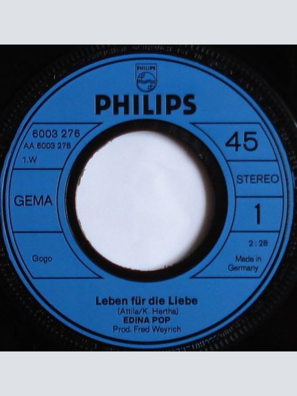 Vinyl / Edina Pop - Leben Für Die Liebe