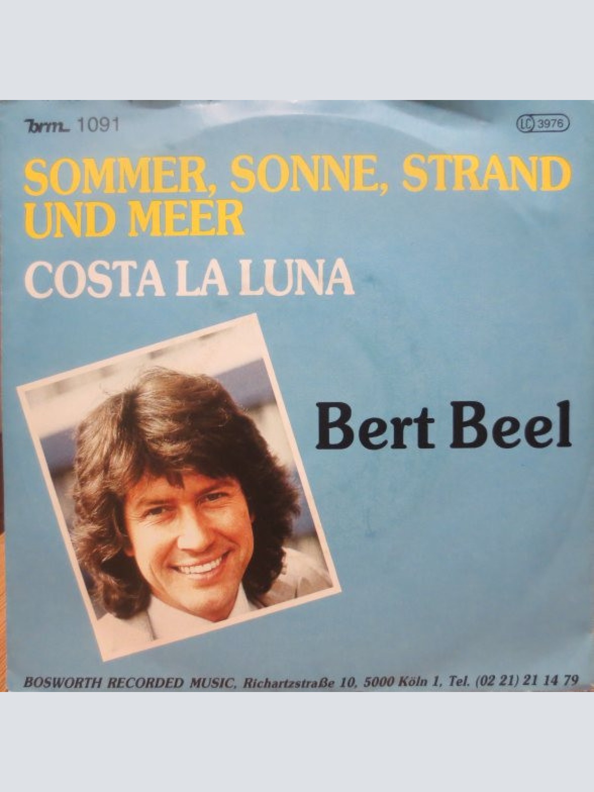 Vinyl / Bert Beel - Sommer, Sonne, Strand Und Meer / Costa La Luna