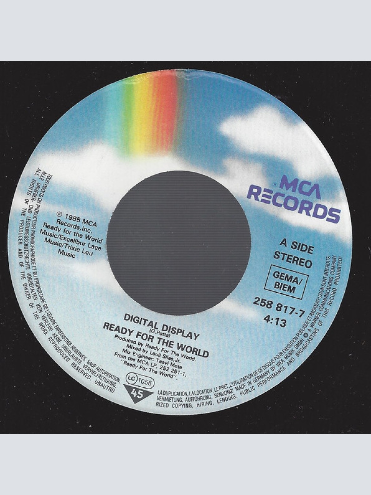 Vinyl / Ready For The World - Digital Display