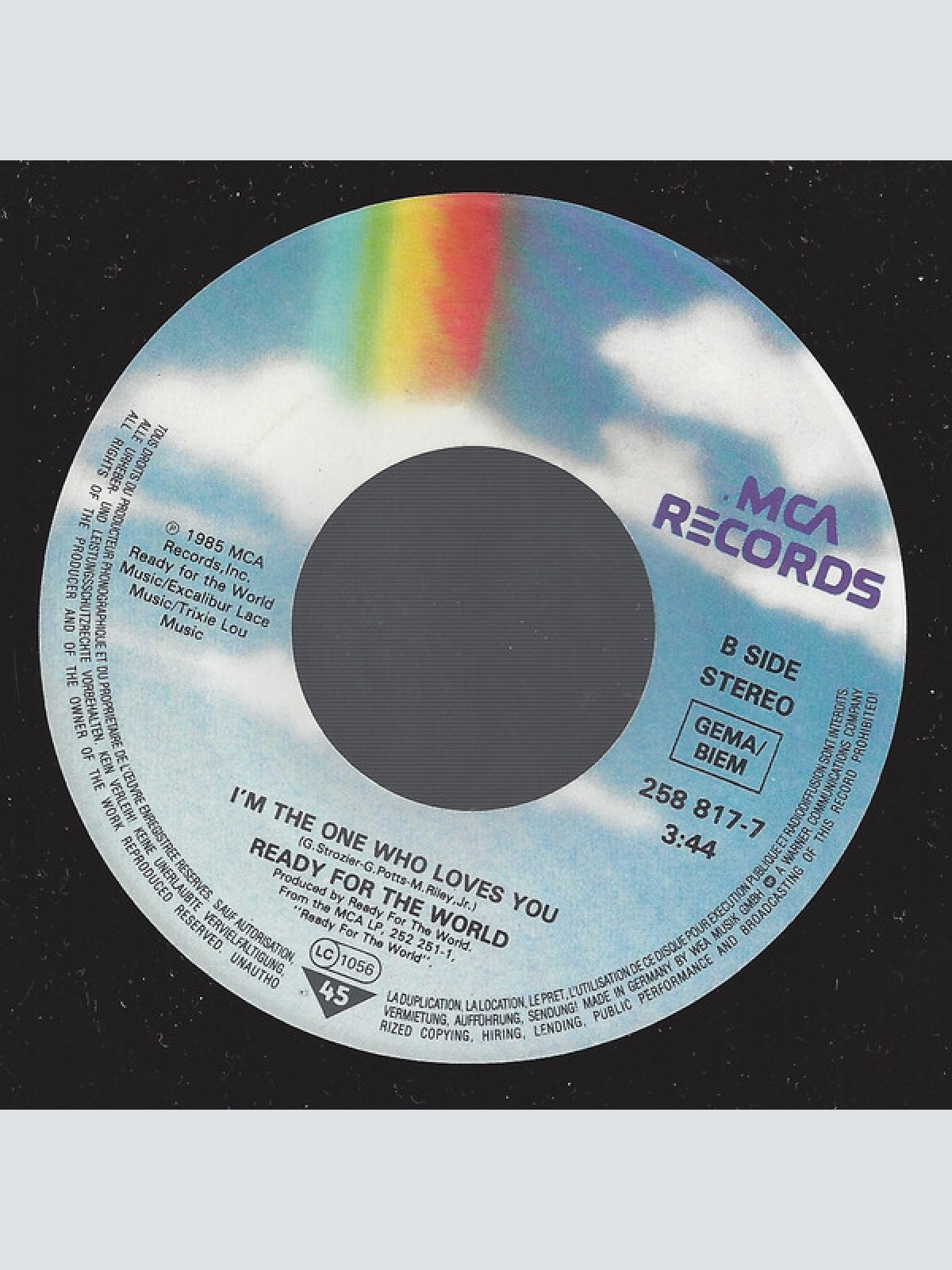 Vinyl / Ready For The World - Digital Display