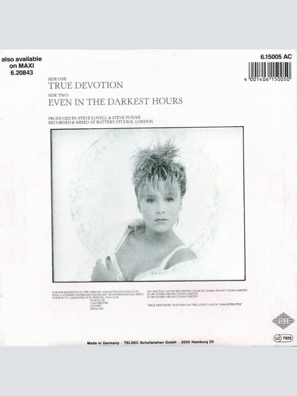 Vinyl / Samantha Fox - True Devotion