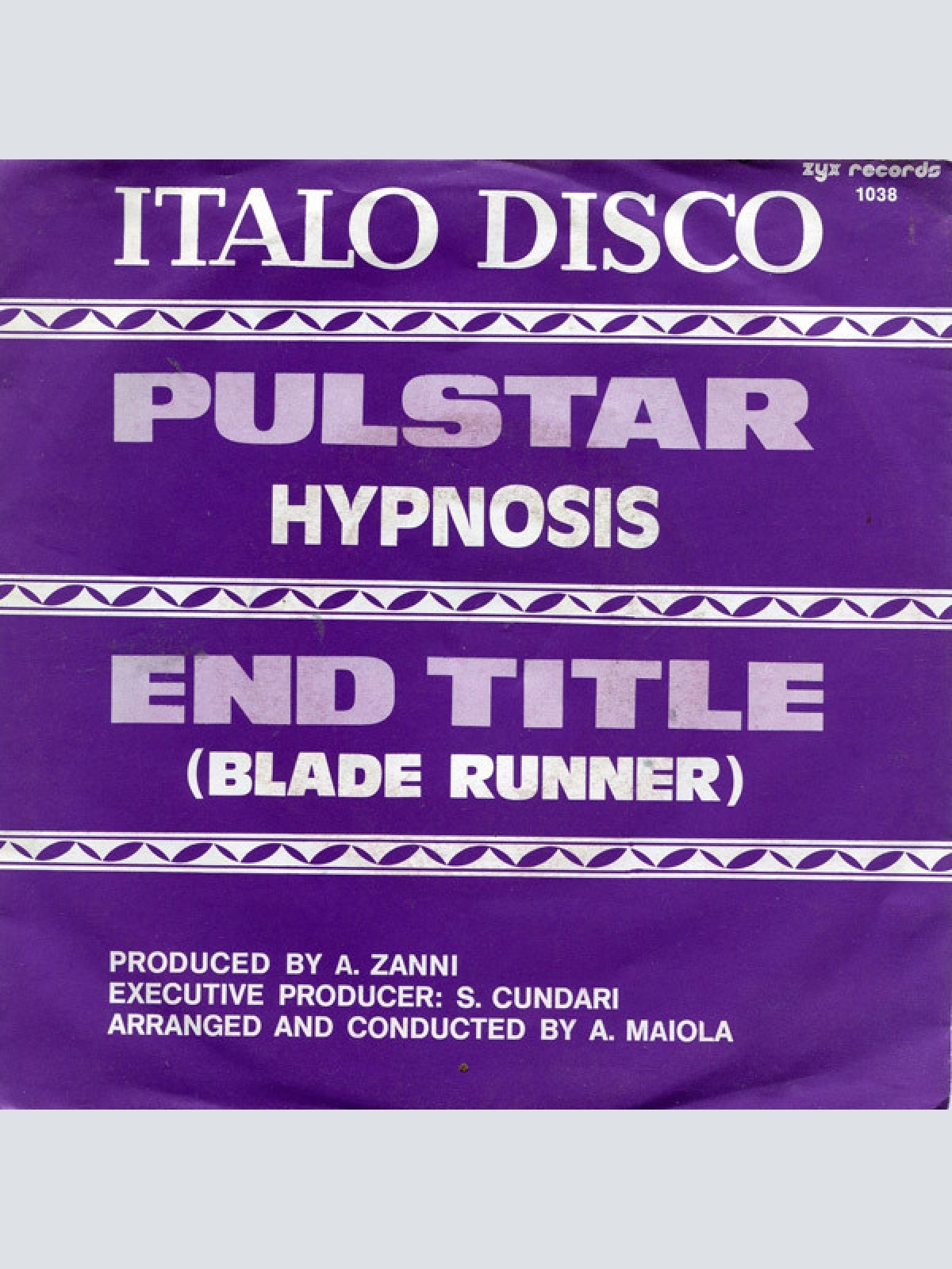 Vinyl / Hypnosis* - Pulstar / End Title (Blade Runner)