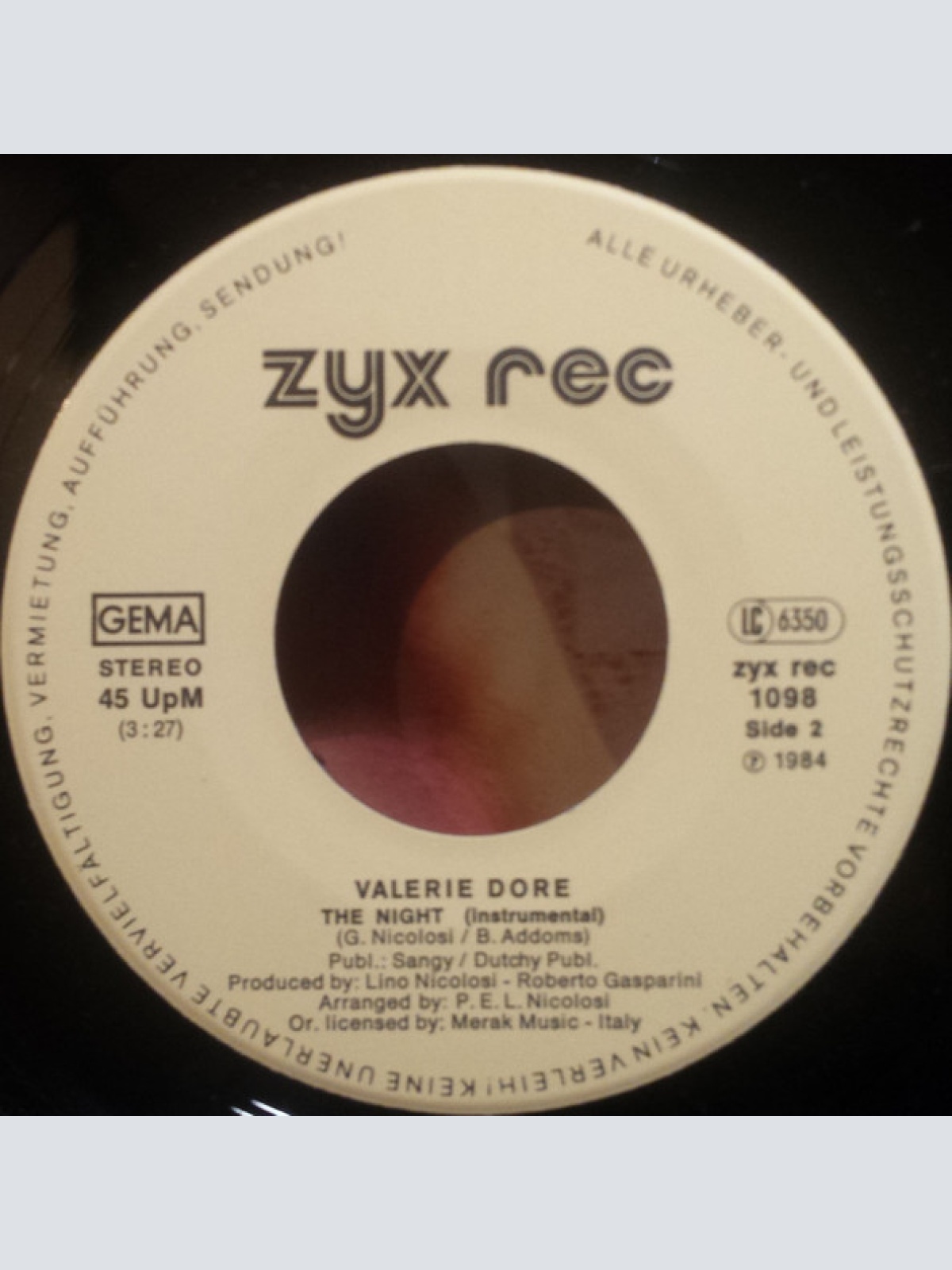 Vinyl / Valerie Dore - The Night