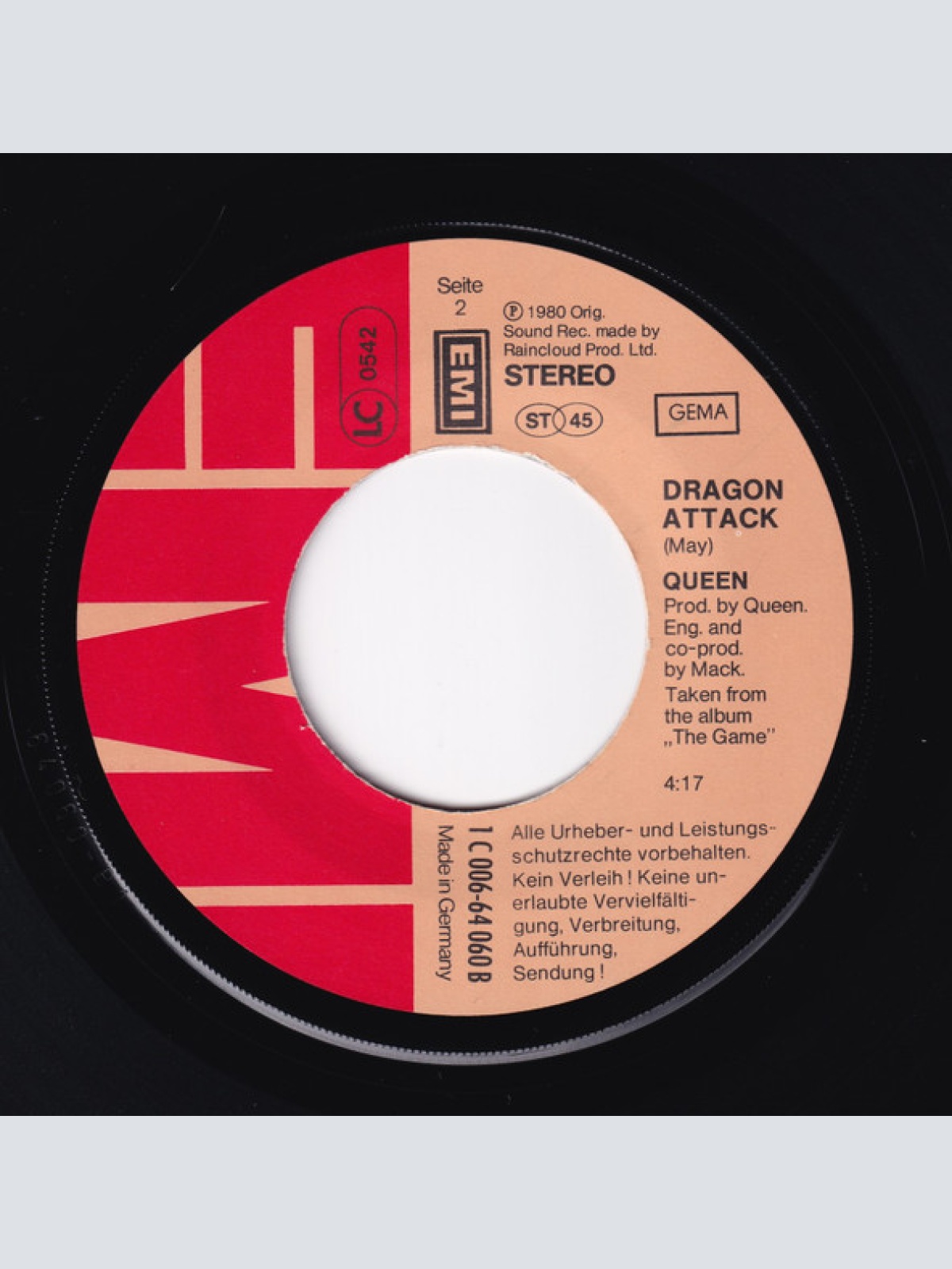 Vinyl / Queen - Another One Bites The Dust