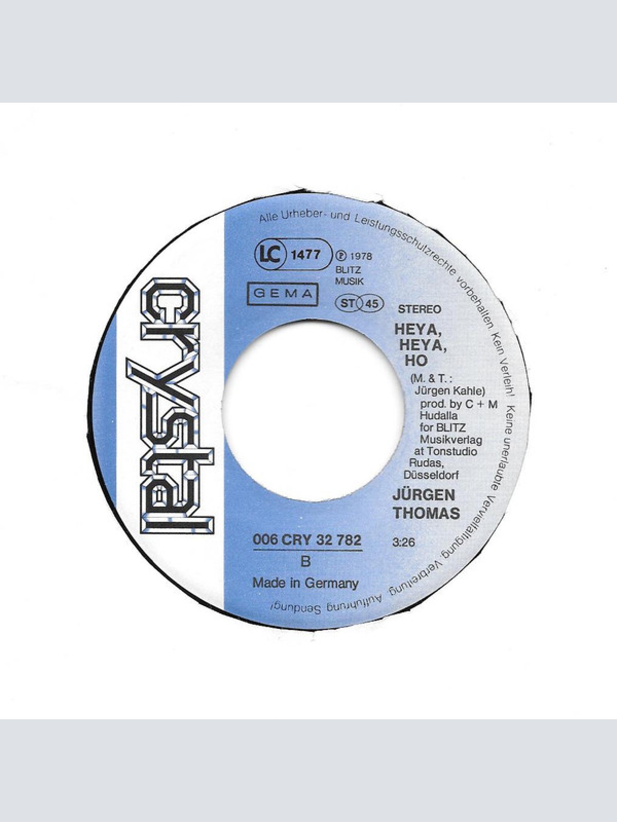 Vinyl / Jürgen Thomas (3) - So Etwas - Das Kann Doch Nicht Wahr Sein