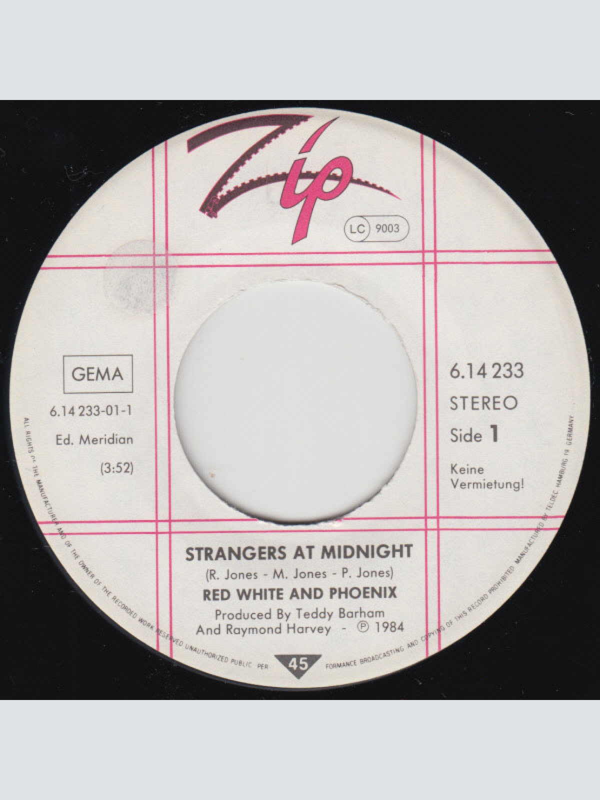 Vinyl / Red White & Phoenix - Strangers At Midnight