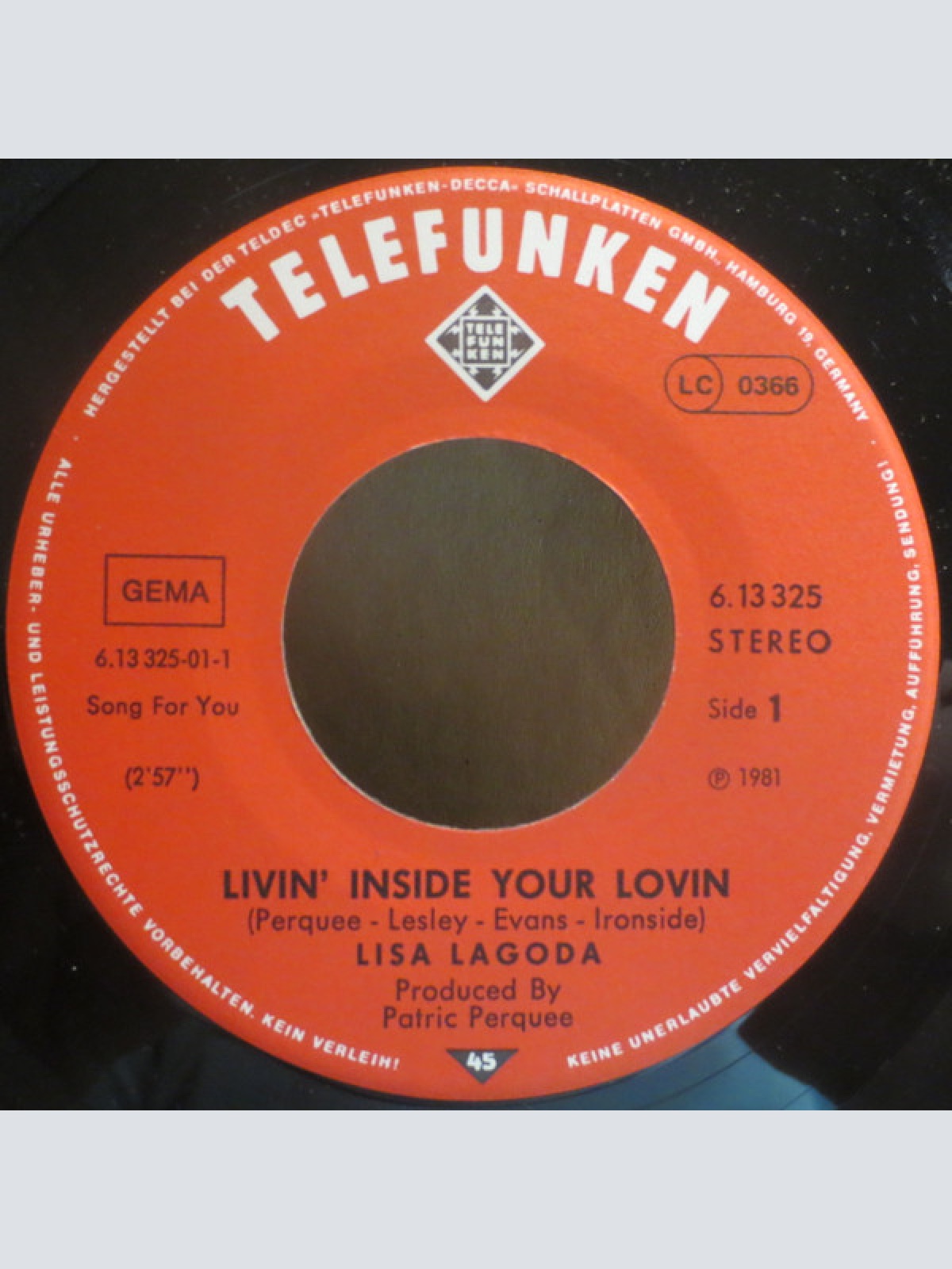 Vinyl / Lisa Lagoda - Livin' Inside Your Lovin'