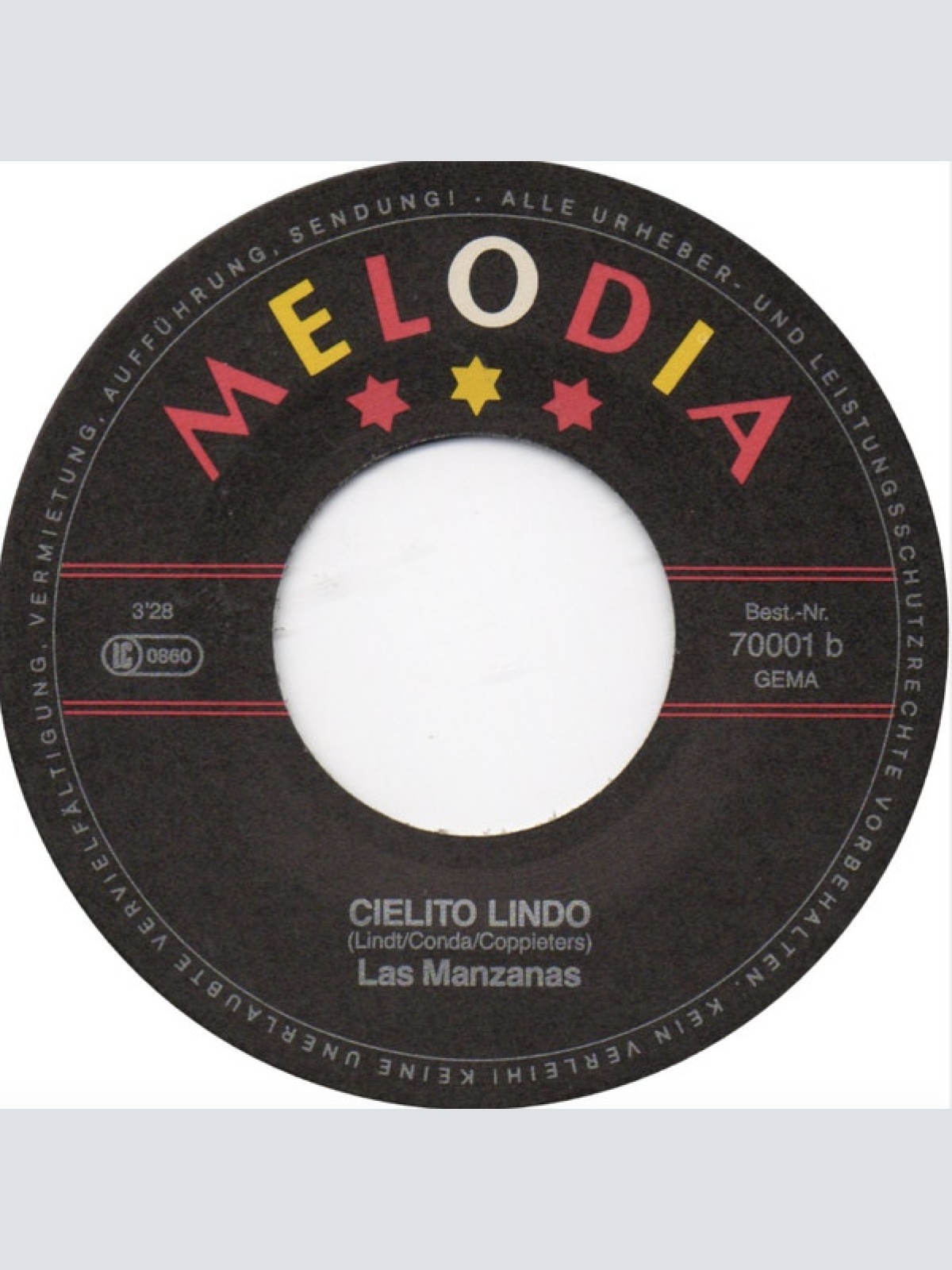 Vinyl / Las Manzanas - No Sigo Contigo Amigo