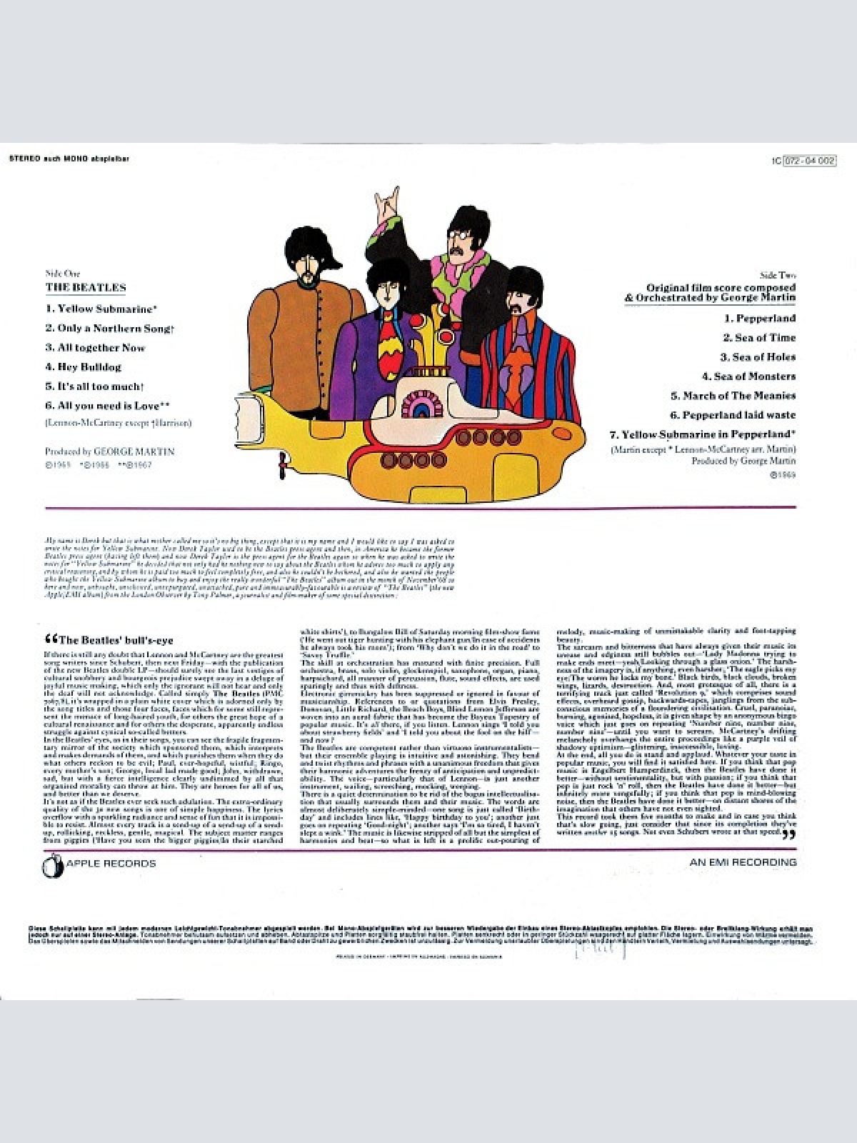 Vinyl / The Beatles - Yellow Submarine