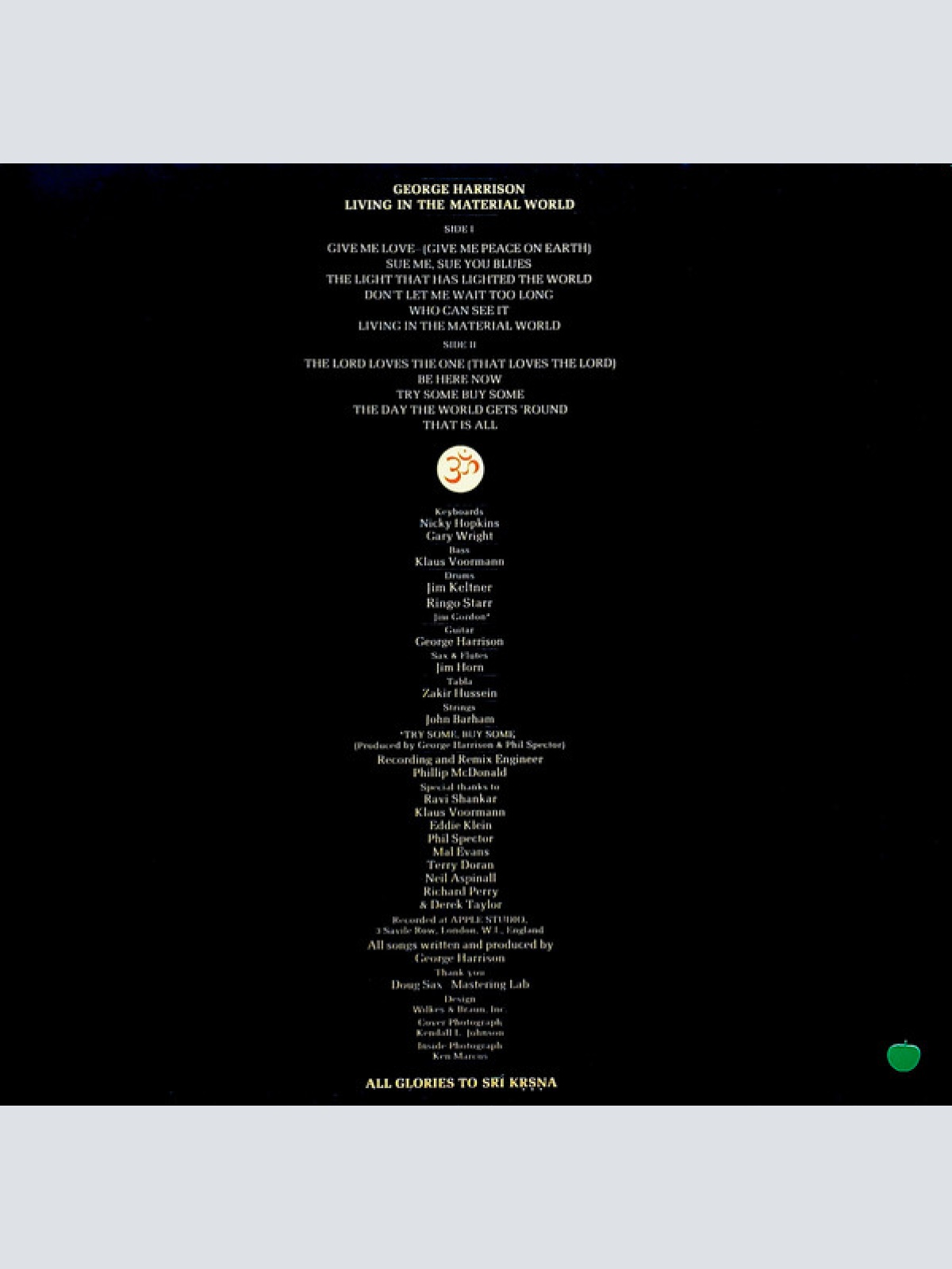 Vinyl / George Harrison - Living In The Material World