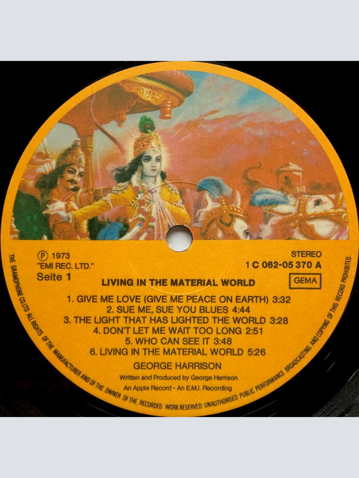 Vinyl / George Harrison - Living In The Material World