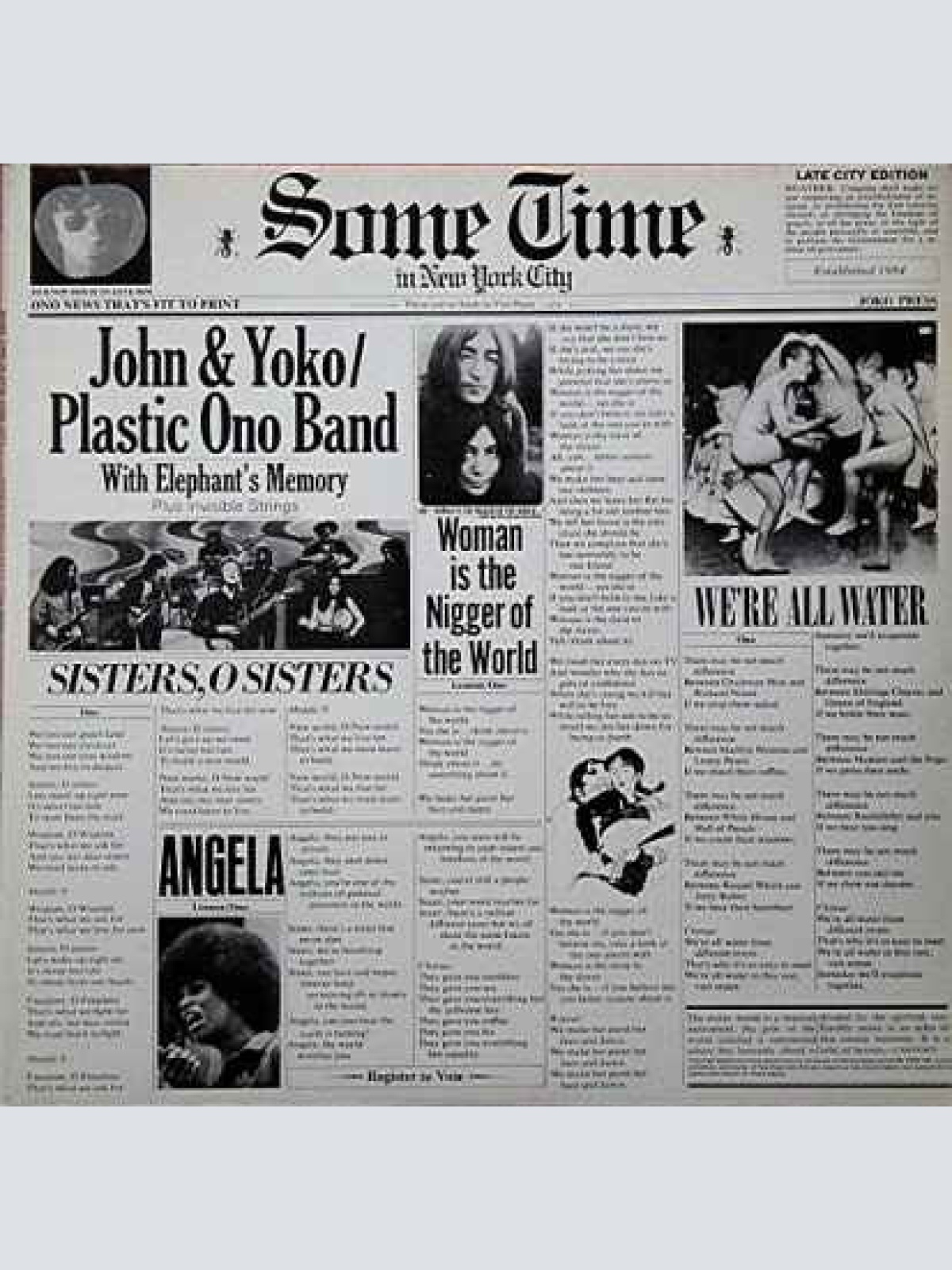 Vinyl / John & Yoko* / Plastic Ono Band* With Elephant's Memory* And Invisible Strings - Some Time In New York City