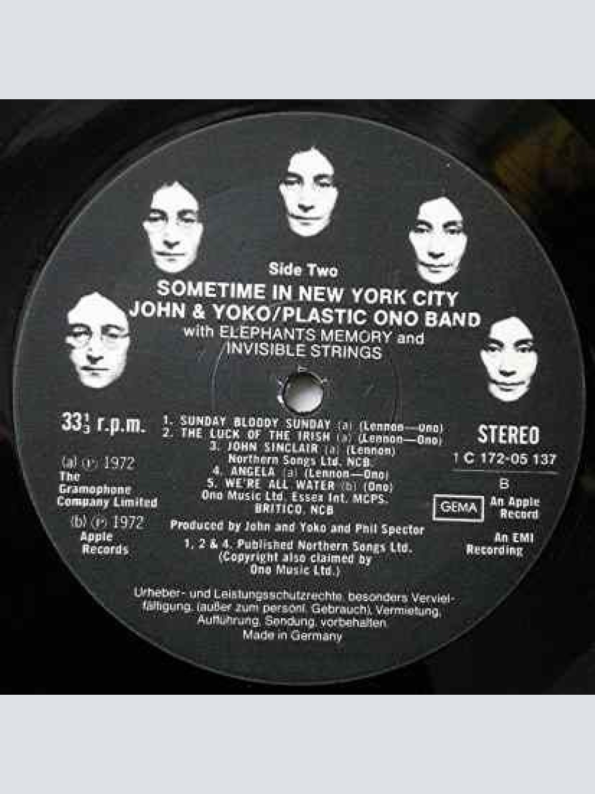 Vinyl / John & Yoko* / Plastic Ono Band* With Elephant's Memory* And Invisible Strings - Some Time In New York City