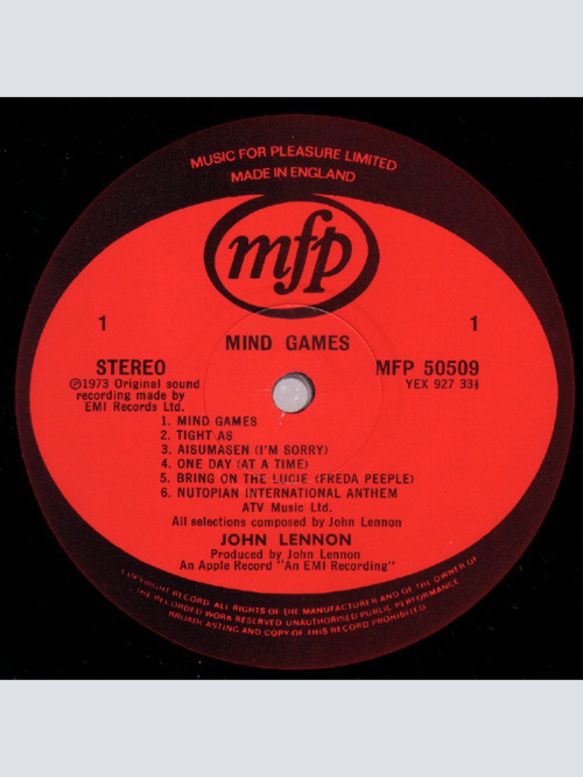 Vinyl / John Lennon - Mind Games