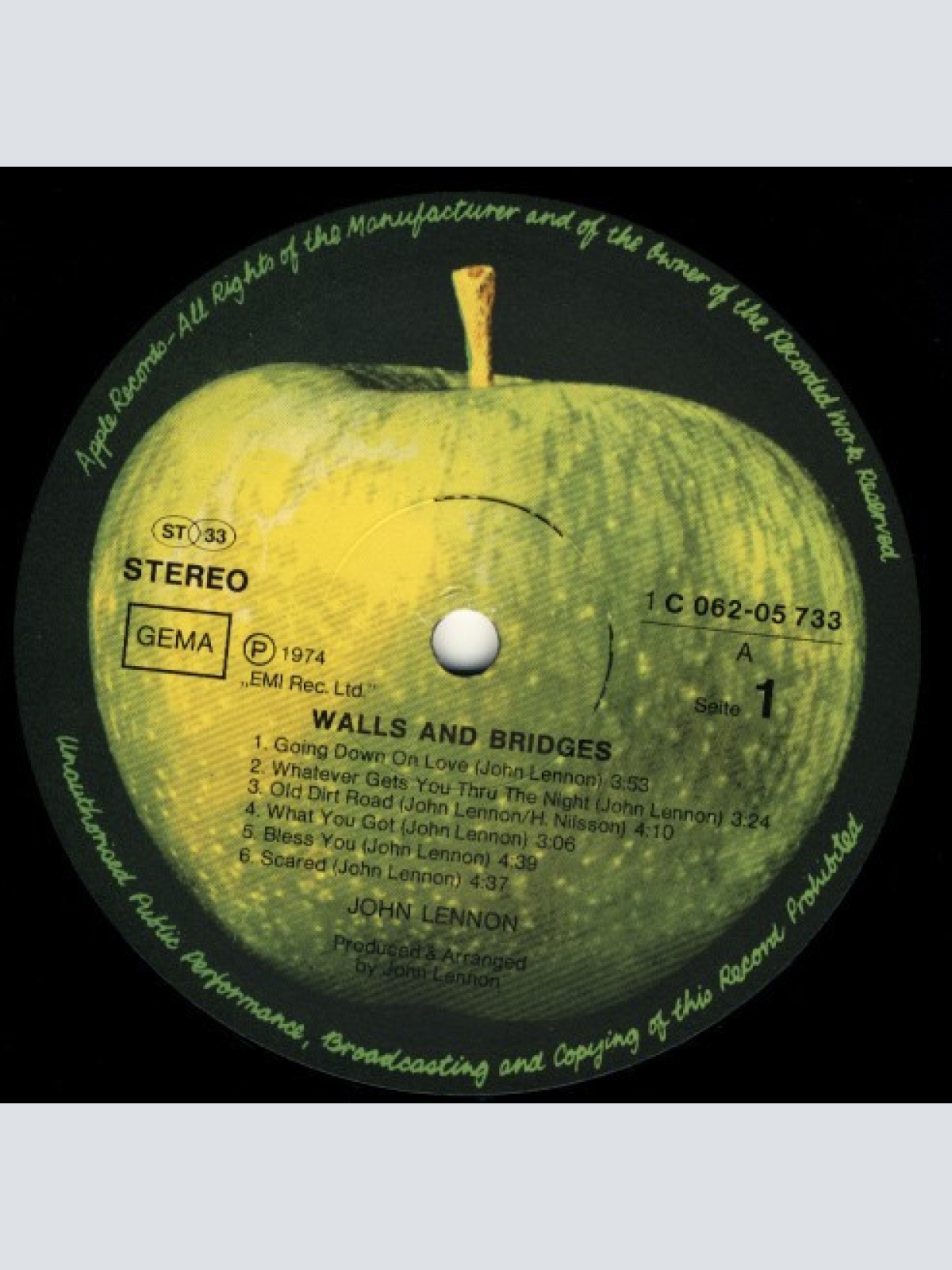 Vinyl / John Lennon - Walls And Bridges