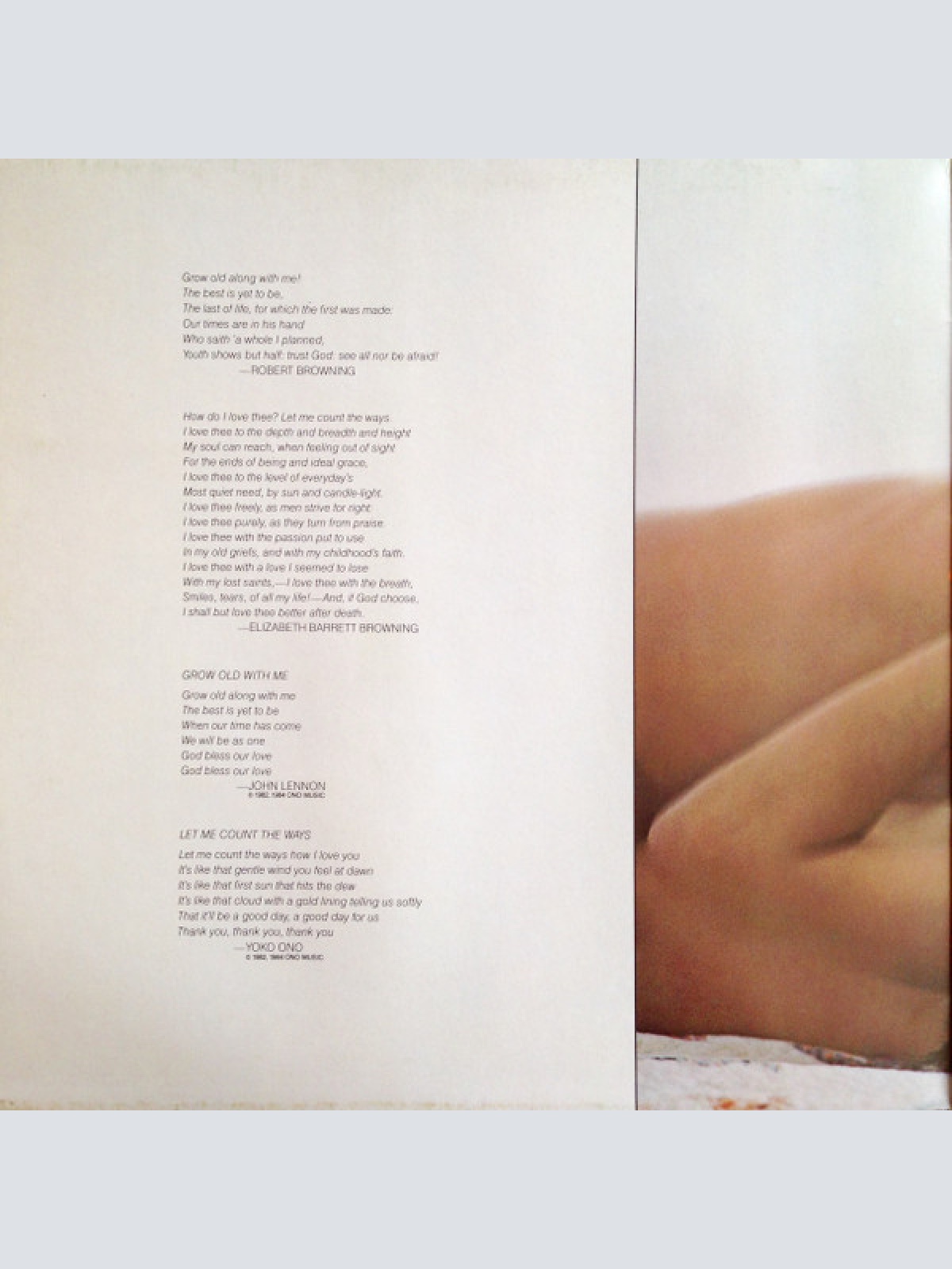Vinyl / John Lennon & Yoko Ono - Milk And Honey