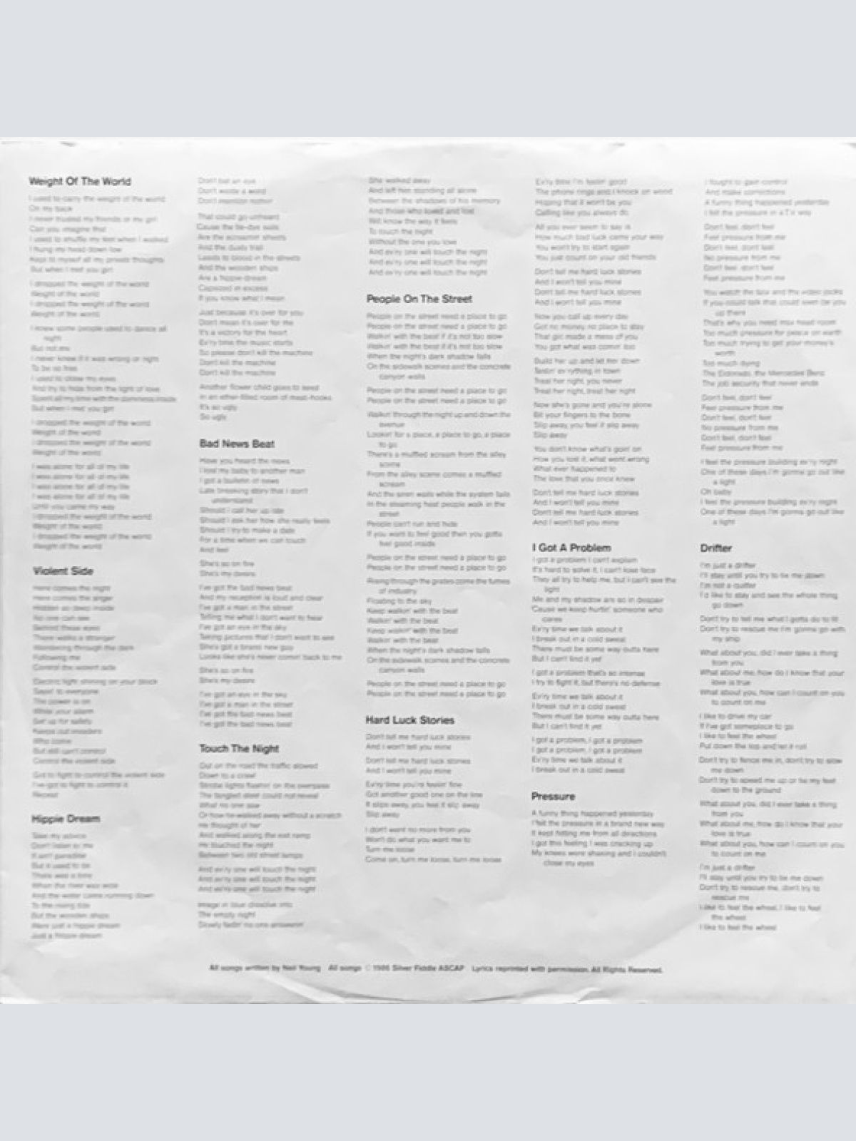 Vinyl / Neil Young - Landing On Water