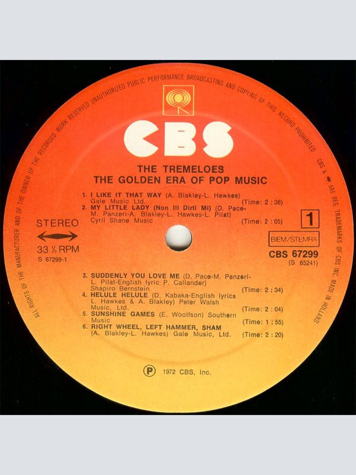 Vinyl / The Tremeloes - The Golden Era Of Pop Music