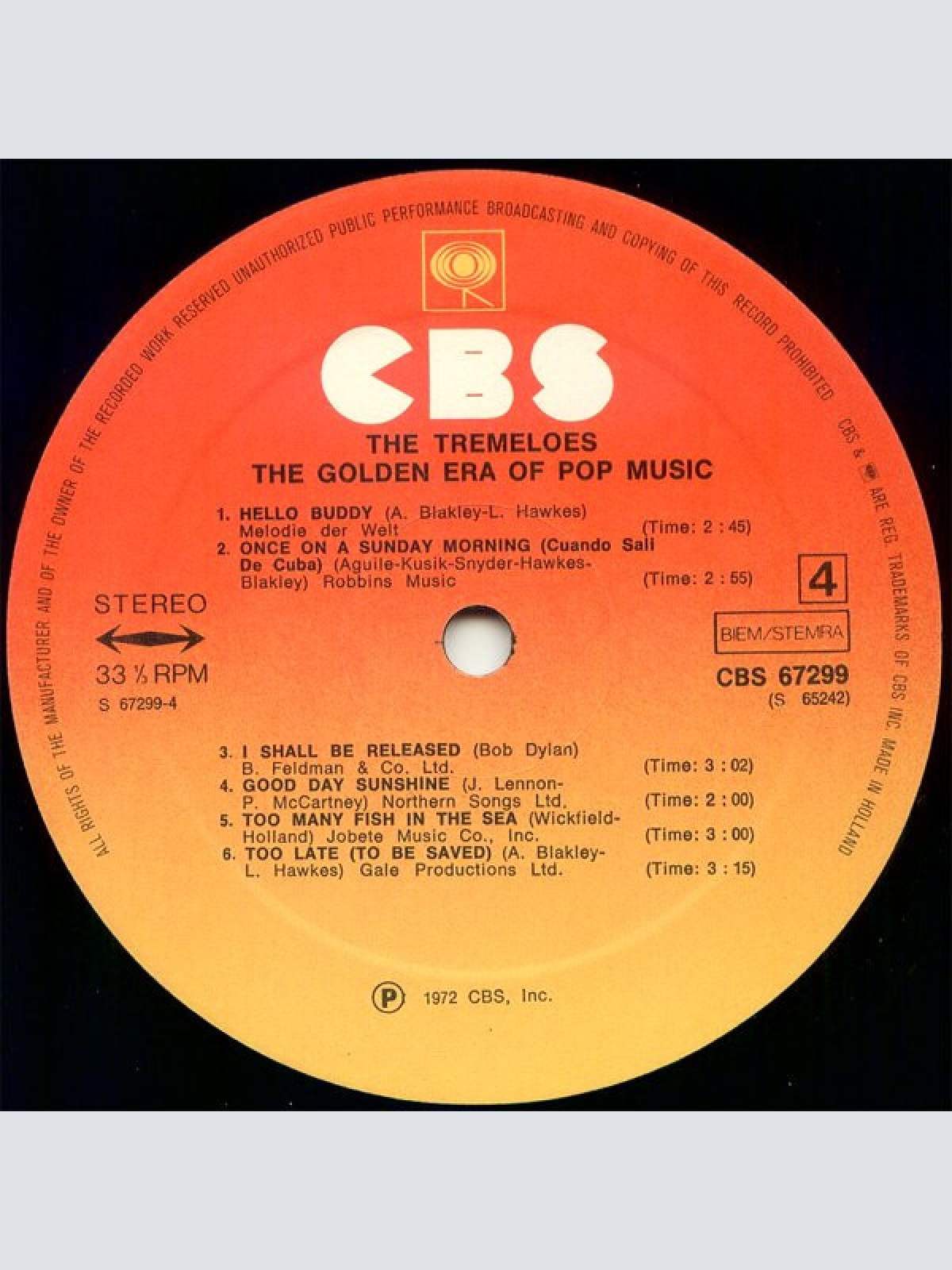 Vinyl / The Tremeloes - The Golden Era Of Pop Music