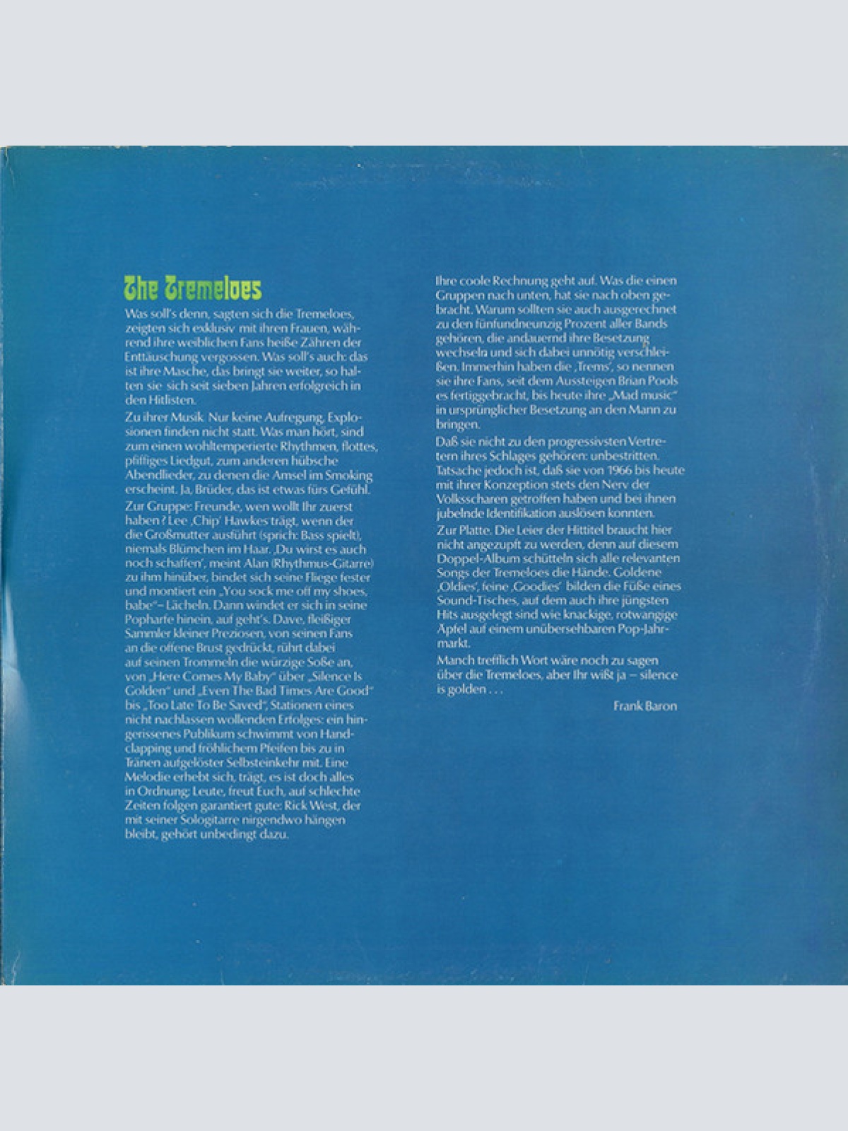 Vinyl / The Tremeloes - The Golden Era Of Pop Music