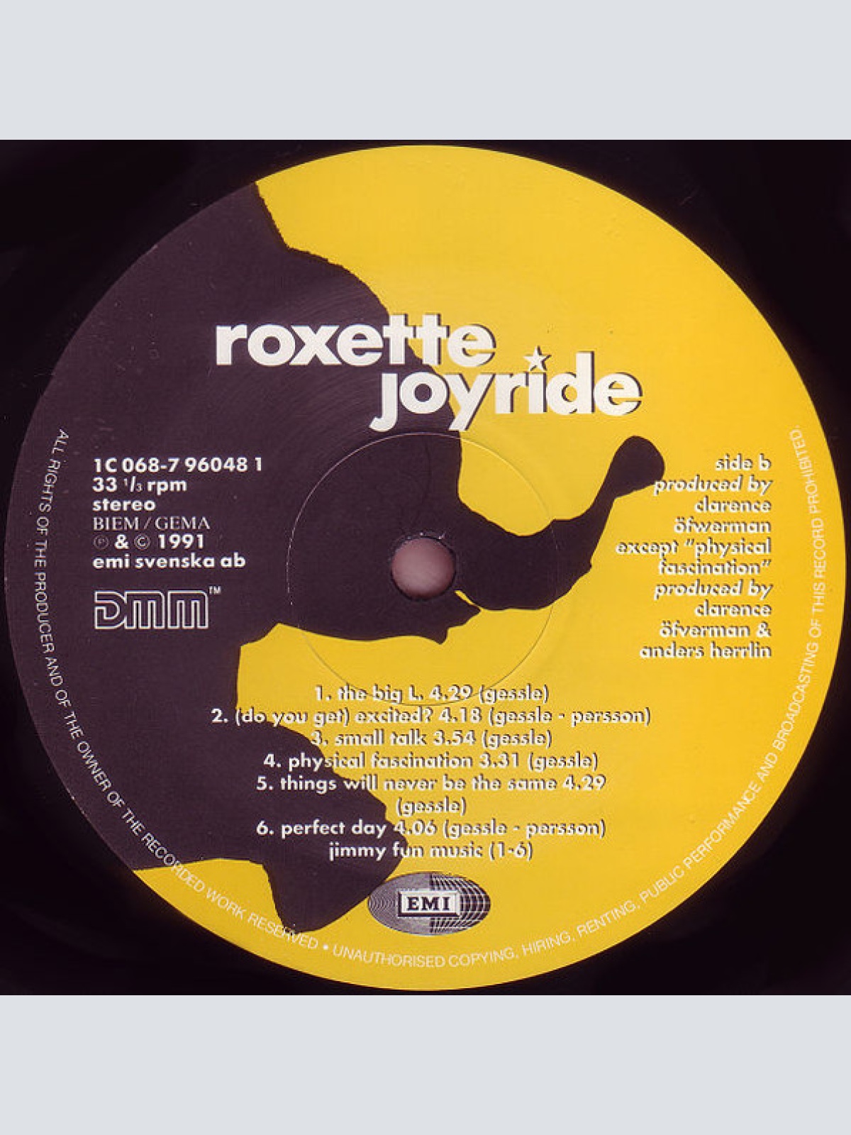 Vinyl / Roxette - Joyride
