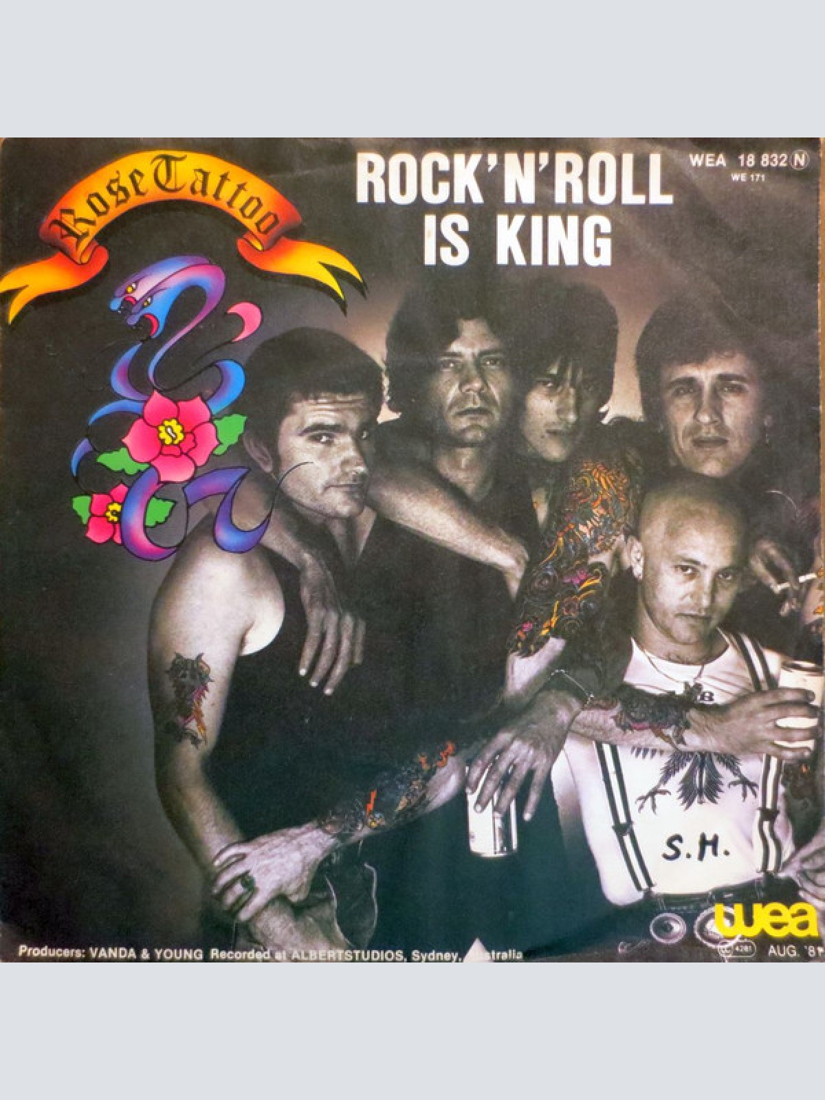 Vinyl / Rose Tattoo - Rock 'N' Roll Is King