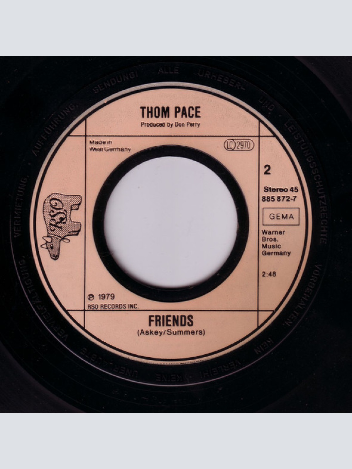 Vinyl / Thom Pace - Maybe