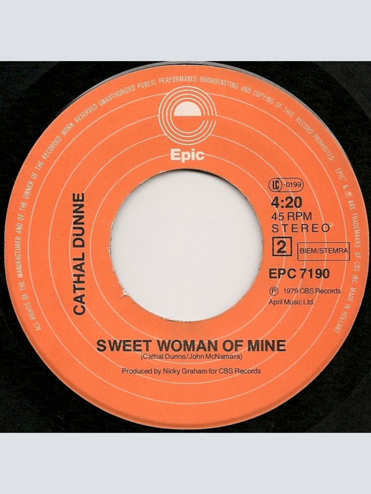 Vinyl / Cathal Dunne - Happy Man