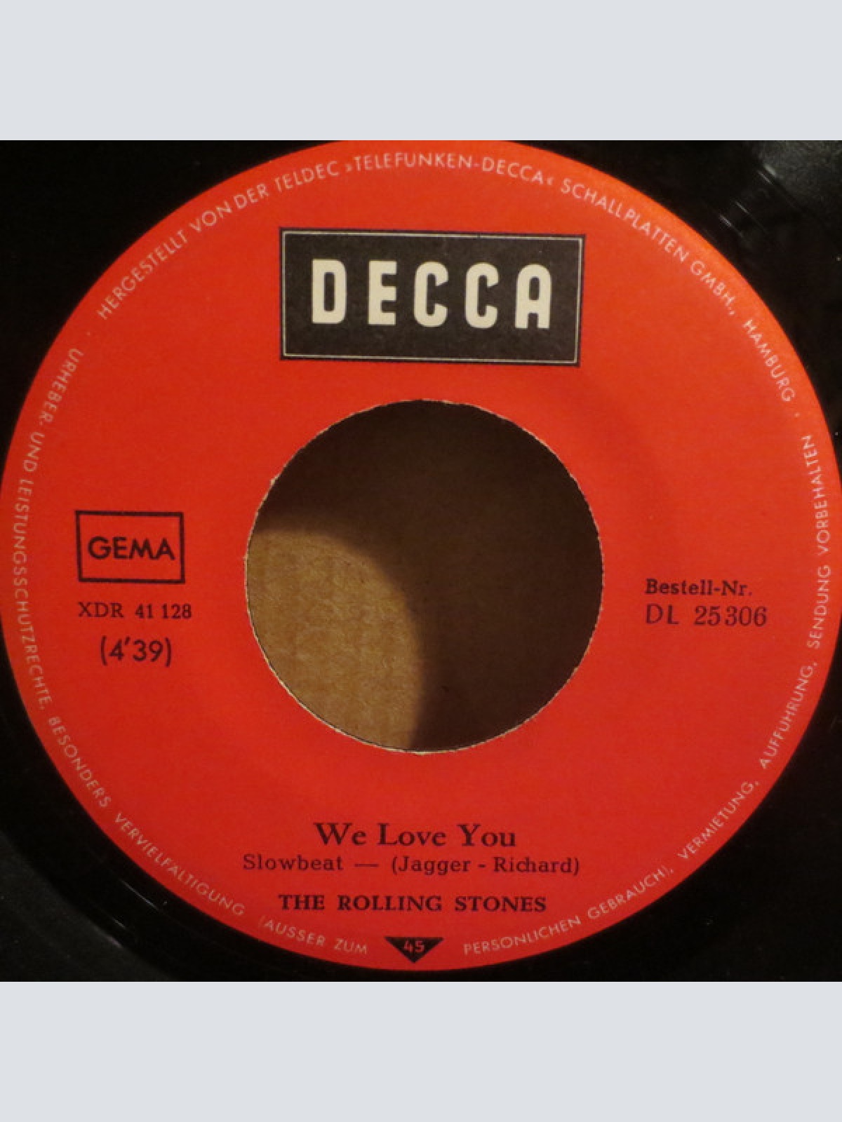 Vinyl / The Rolling Stones - We Love You / Dandelion