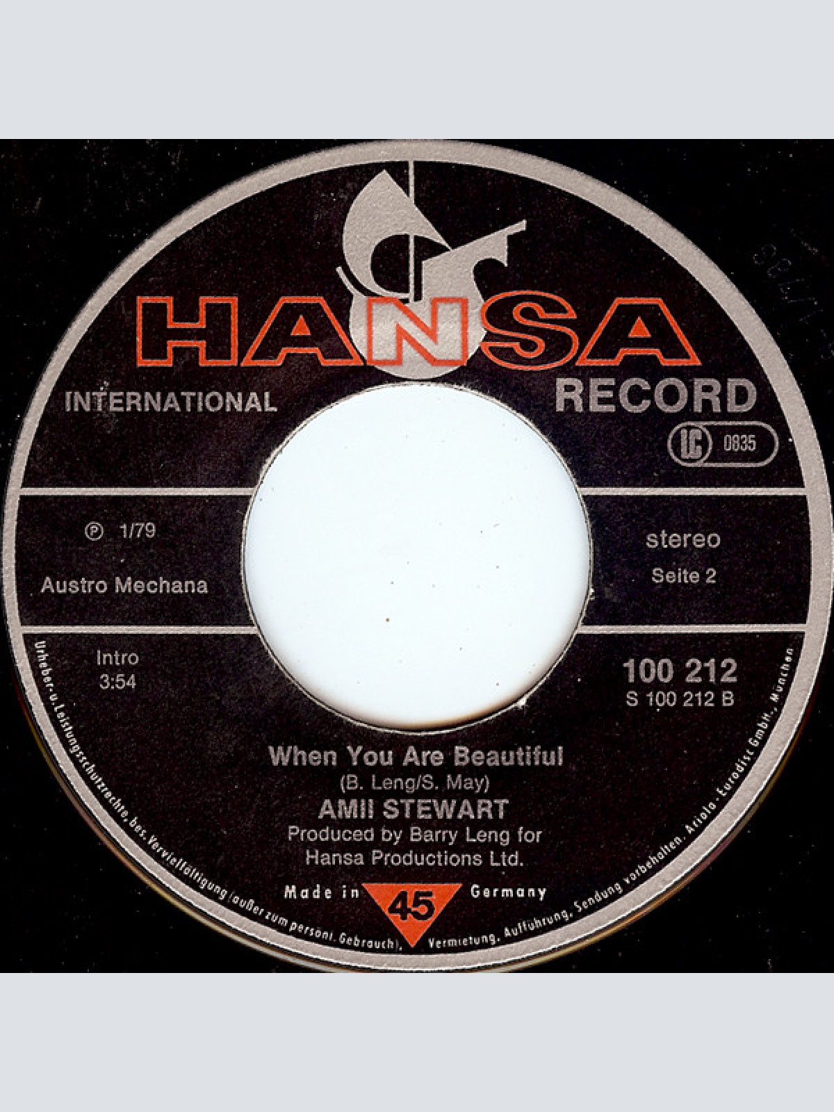 Vinyl / Amii Stewart - Knock On Wood