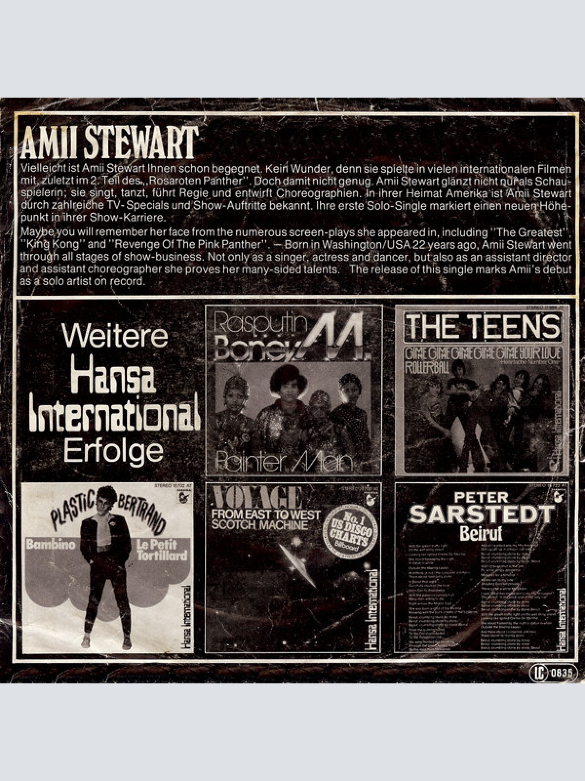 Vinyl / Amii Stewart - Knock On Wood