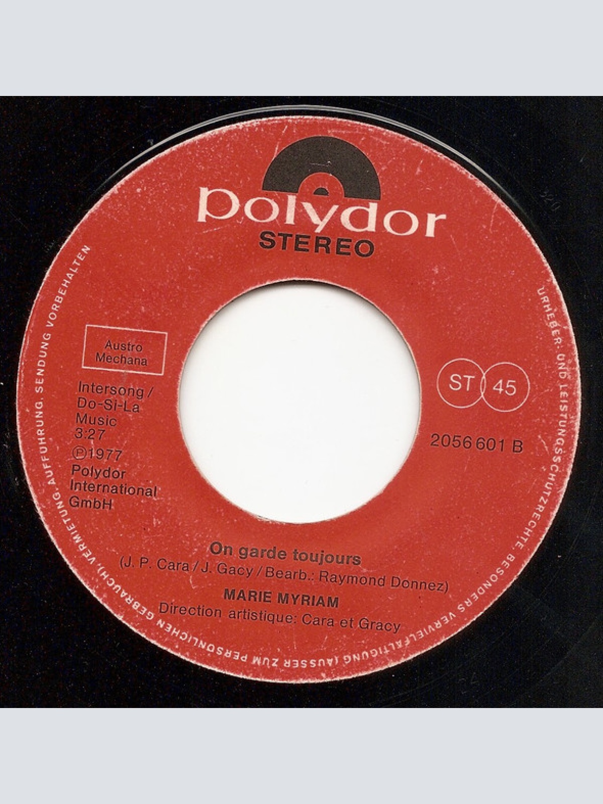 Vinyl / Marie Myriam - L'oiseau Et L'enfant