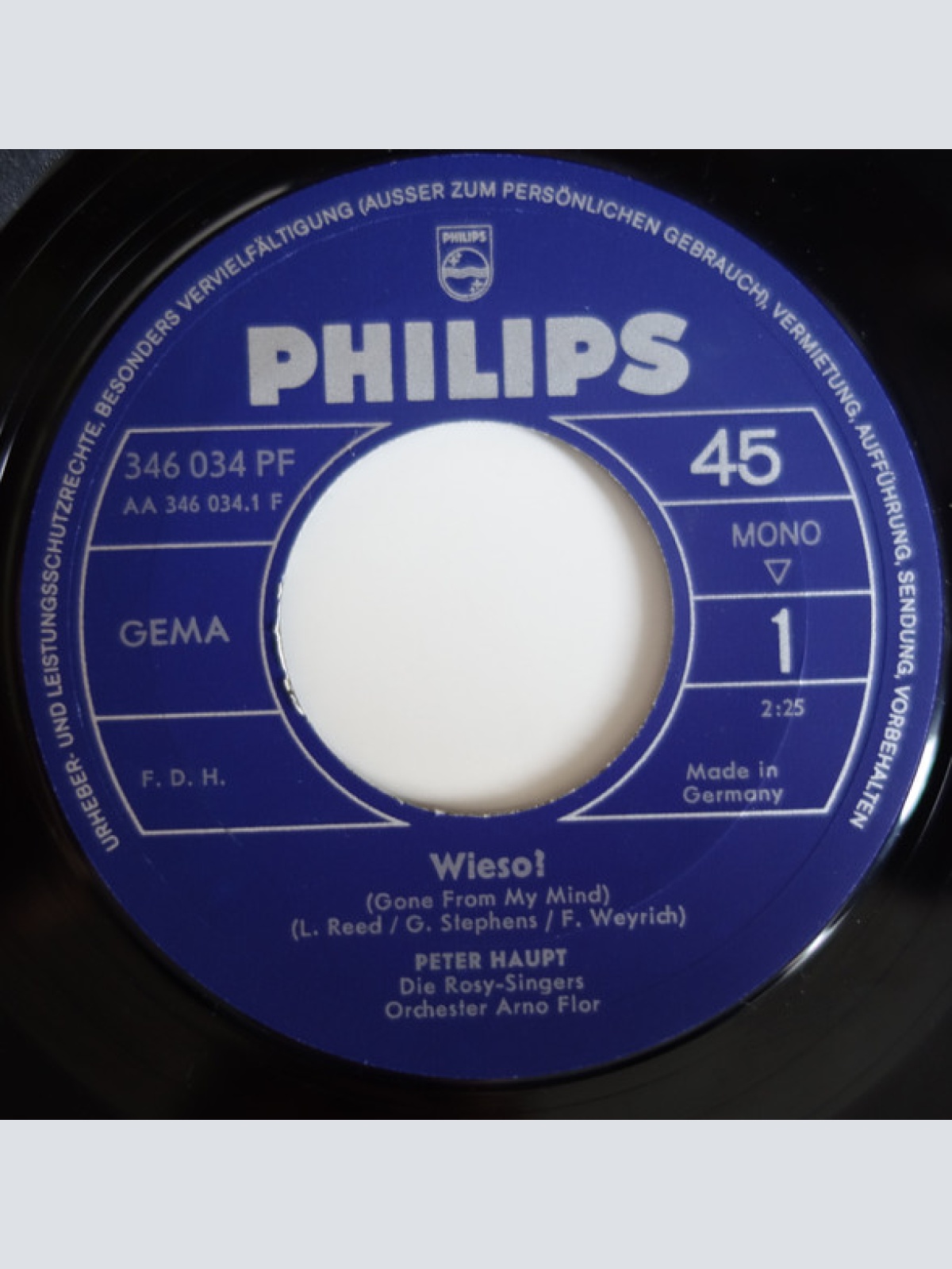 Vinyl / Peter Haupt - Wieso? / Angelique