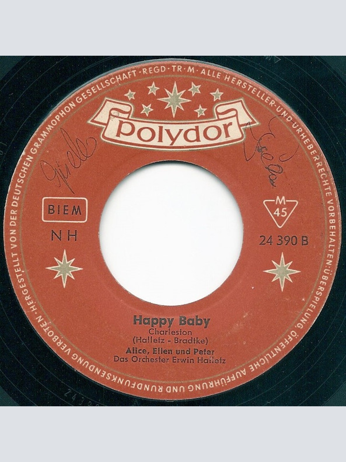 Vinyl / Alice, Ellen* Und Peter* - Hallo Blondie / Happy Baby